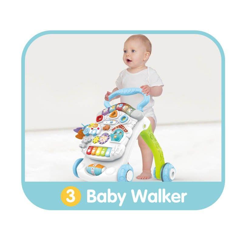 Caminador multifuncional 3 en 1 Rosa Kids Melody-0