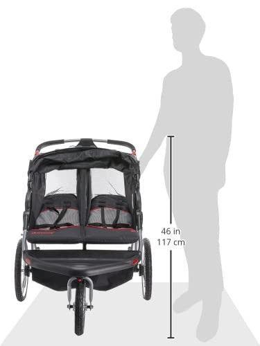 COCHE DOBLE JOGGER NAVIGATOR TROPIC BABY TREND-3