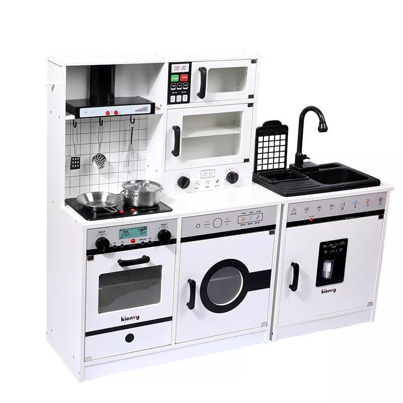 COCINA DE MADERA DIDACTICA BLANCA NONA-1