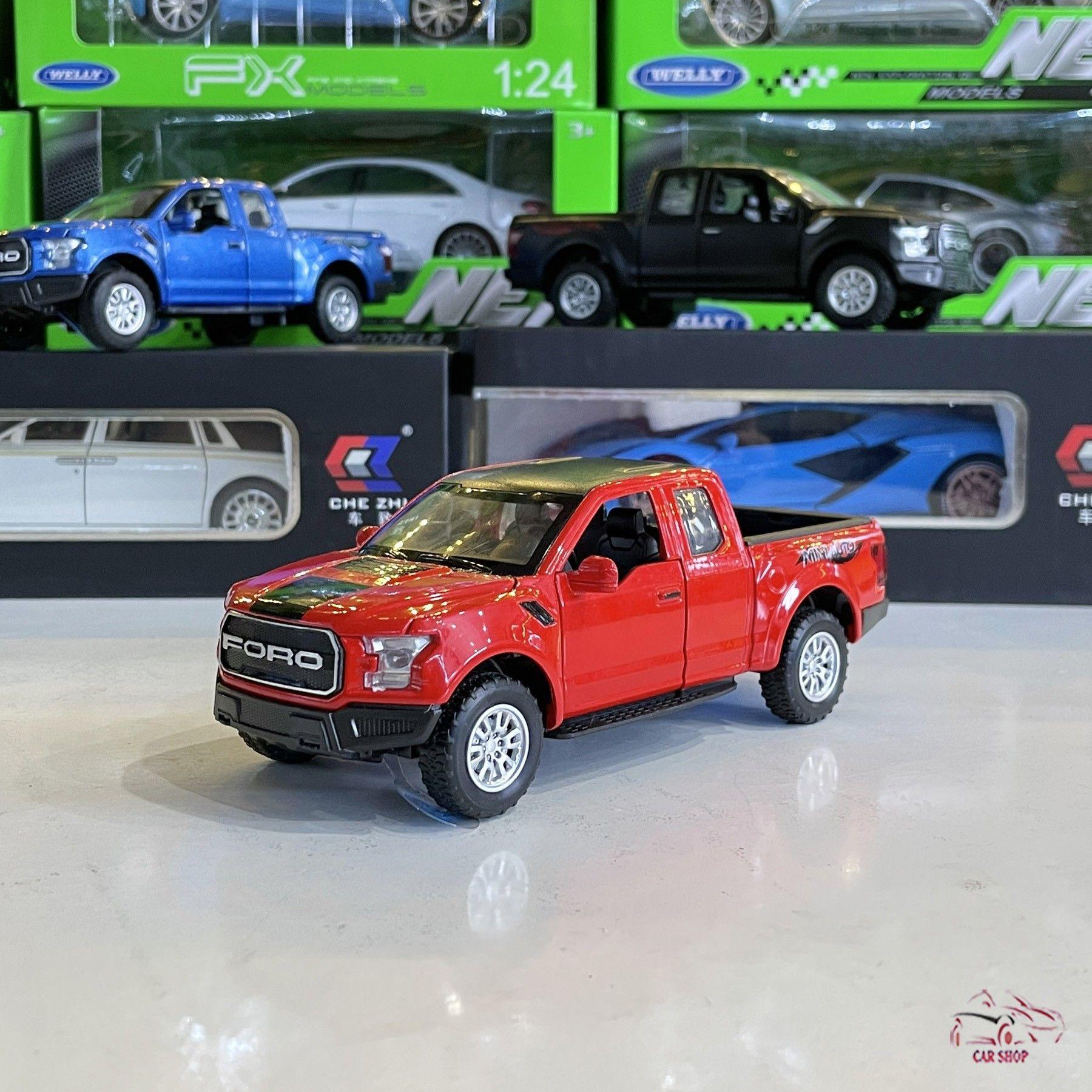 FORD RAPTOR F-150 ESCALA 1:32 ROJA MINIAUTO-2