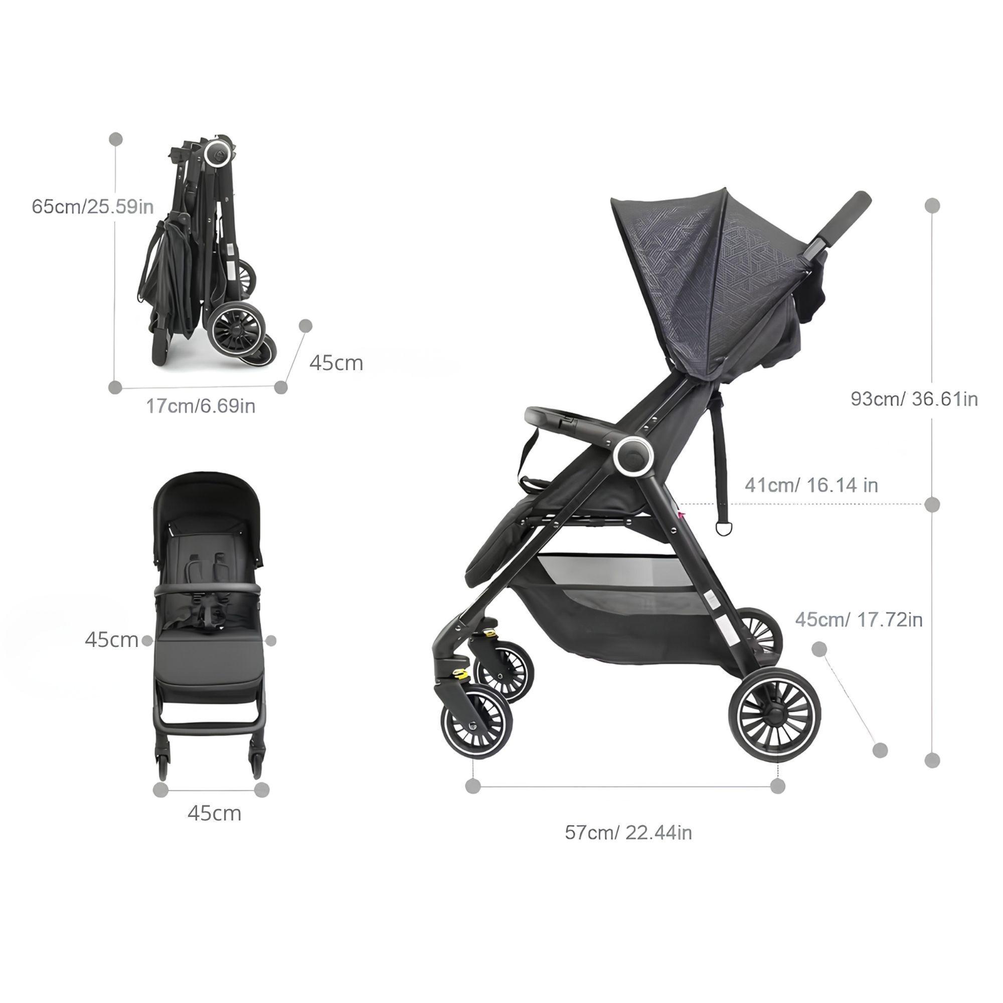 Coche compacto Airo Black Desde recien nacido-6