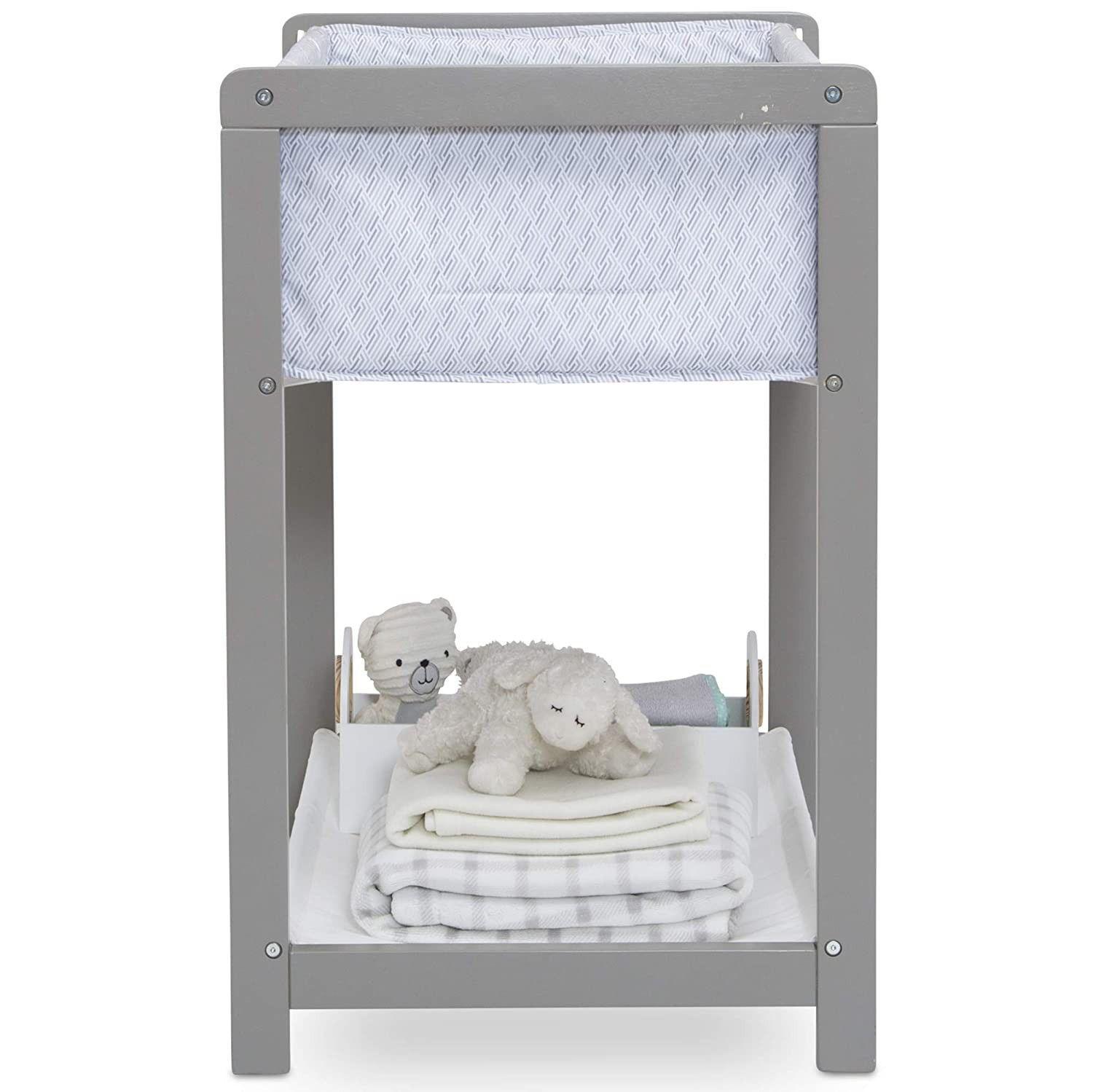 Cuna Moises madera solida - Classic Wood Gris-2