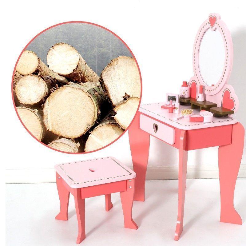 Tocador de madera para Princesas.-3