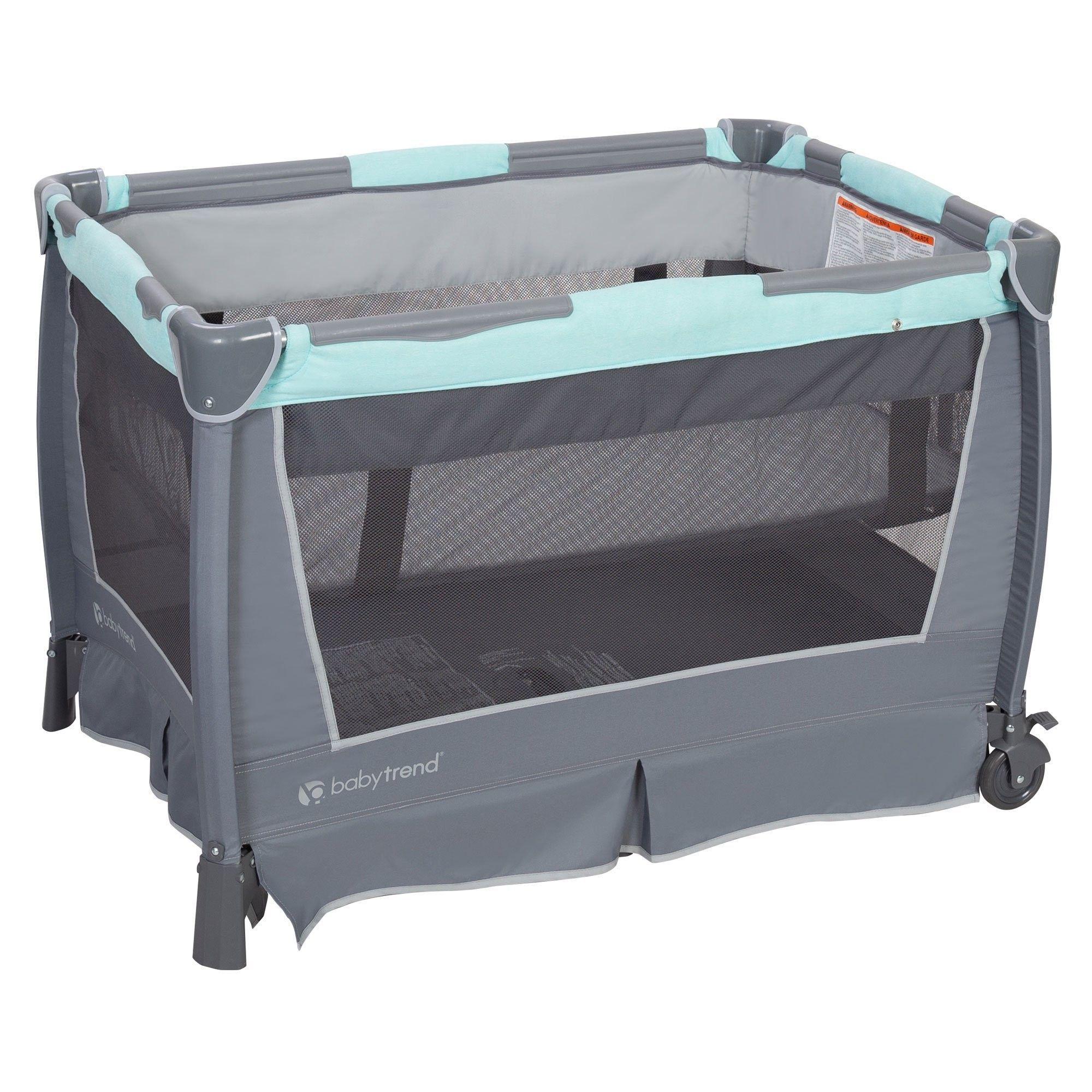 CUNA CORRAL PACK & PLAY HINT OF MINT BABY TREND-4
