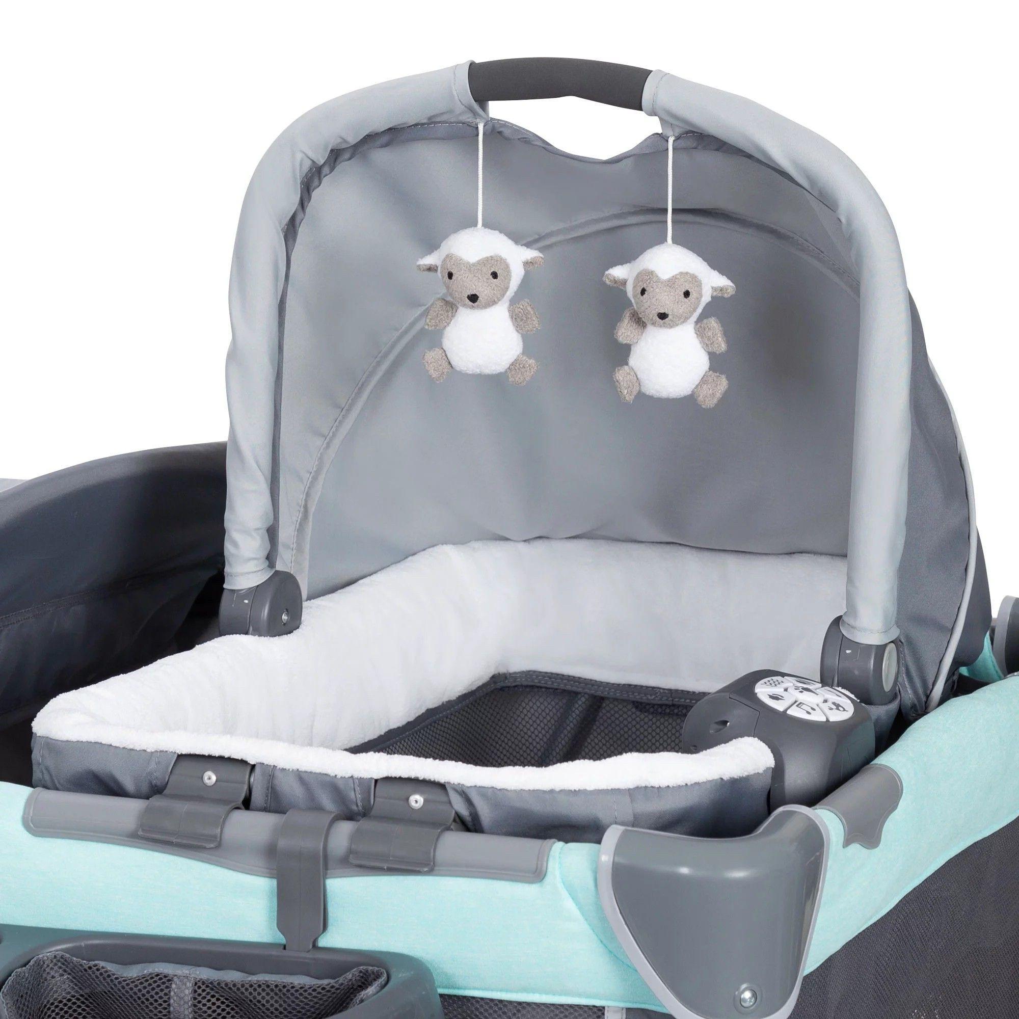 CUNA CORRAL PACK & PLAY HINT OF MINT BABY TREND-2