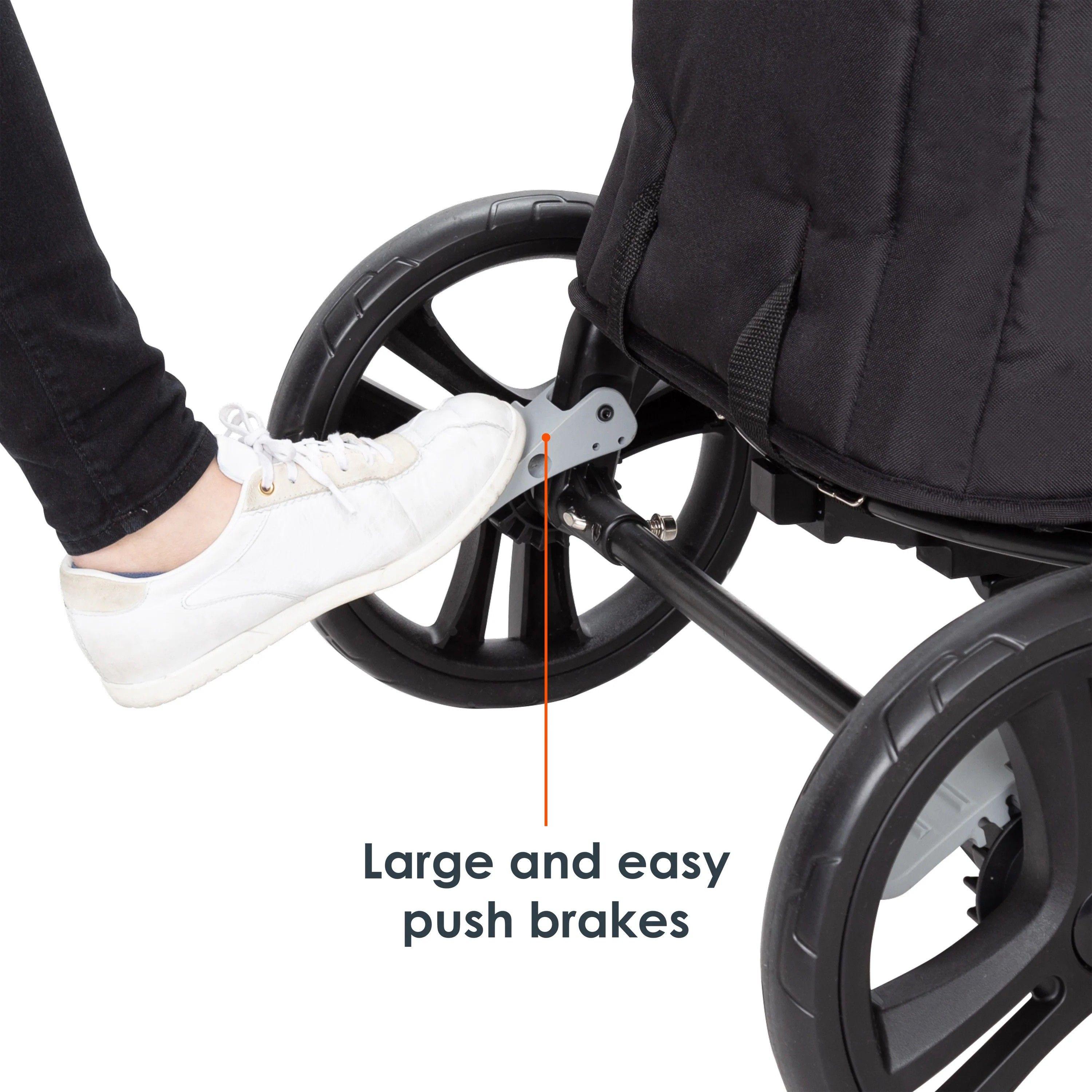 Carro Paseo wagon y coche doble MUV Expedition 2 en 1 MARS black-3