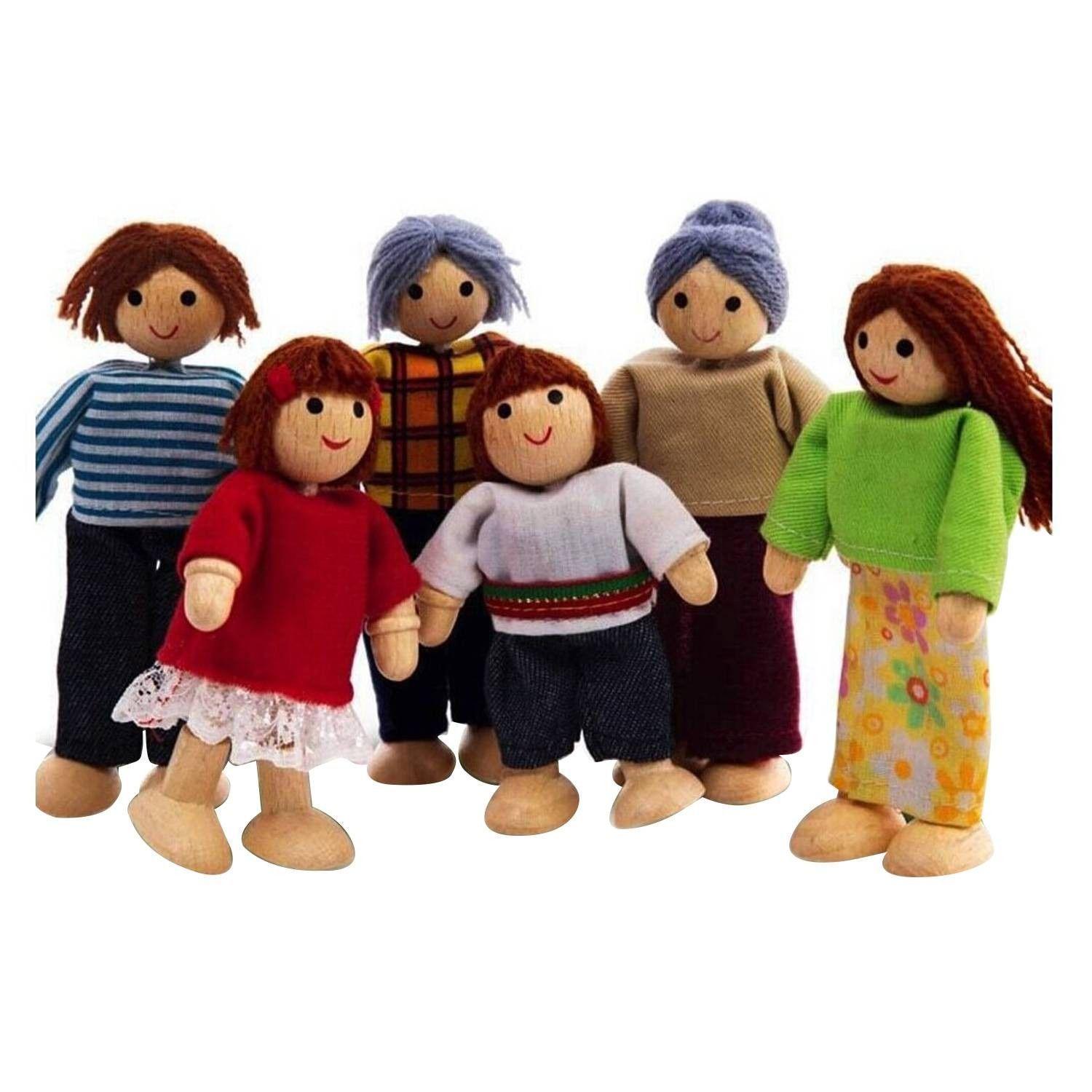 Familia de Madera 6 integrantes Onshine-0