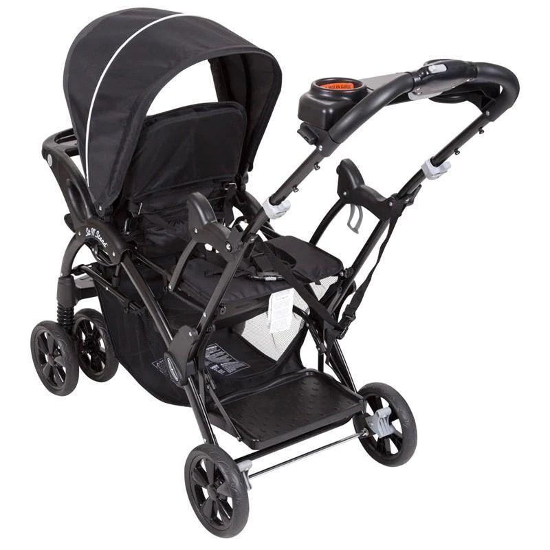 COCHE DOBLE SIT N' STAND ONYX BABY TREND-2