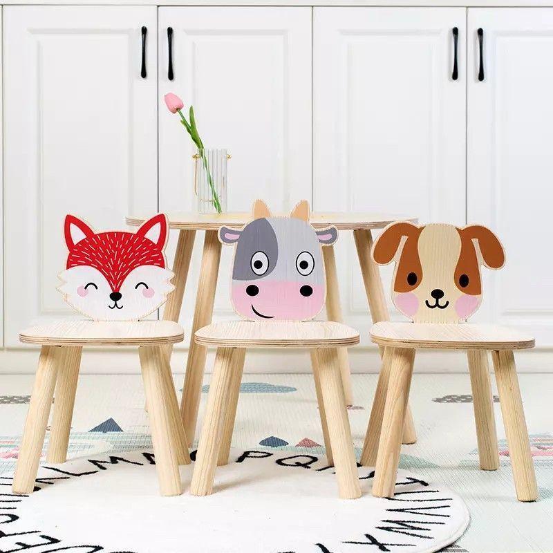 Mesa Animales 3 sillas con centro desmontable-3