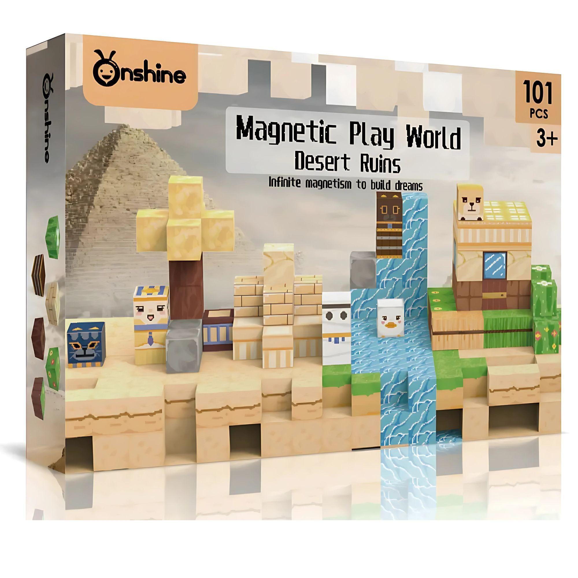 Mundo Magnetico Ruinas del desierto 101 piezas-3