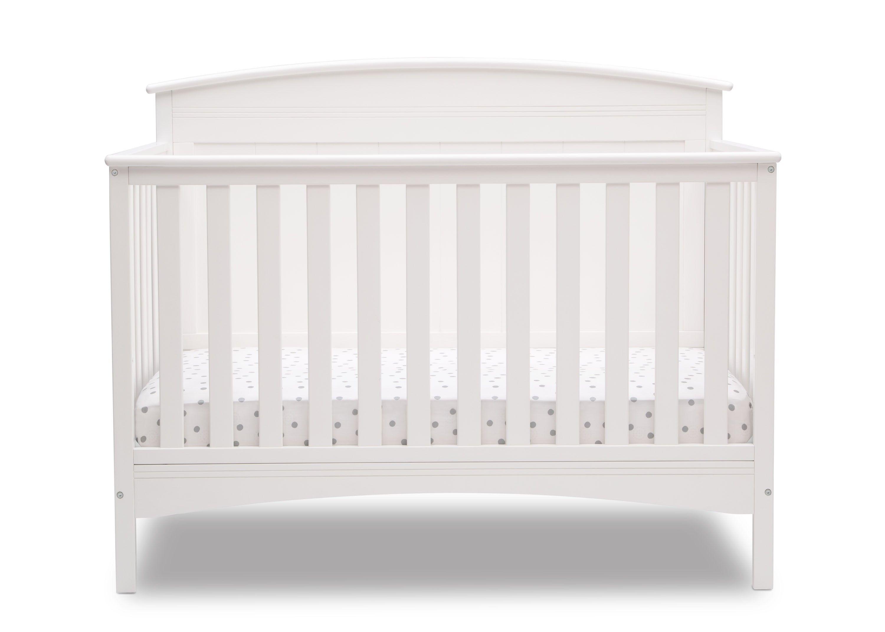 Cuna de madera solida convertible Archer Blanca-1