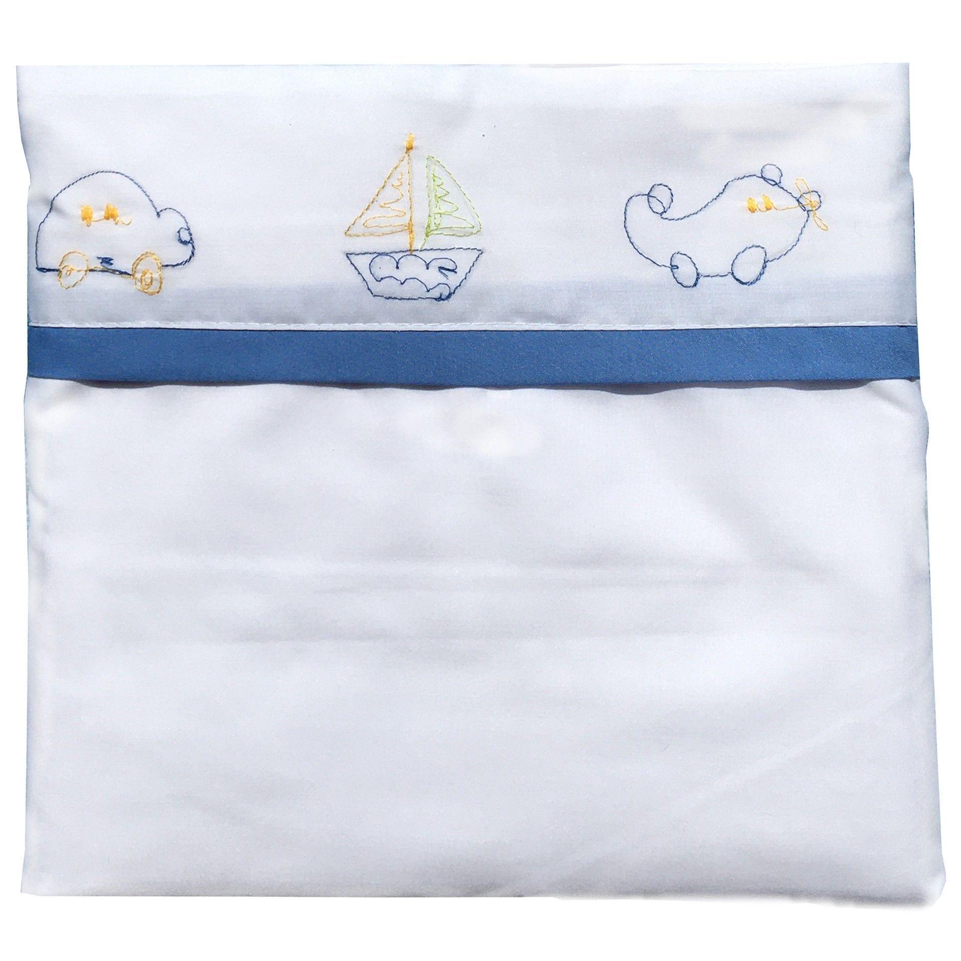 Pack Sabanas Barquito para cunas Corral 100x70 Pellitos-0