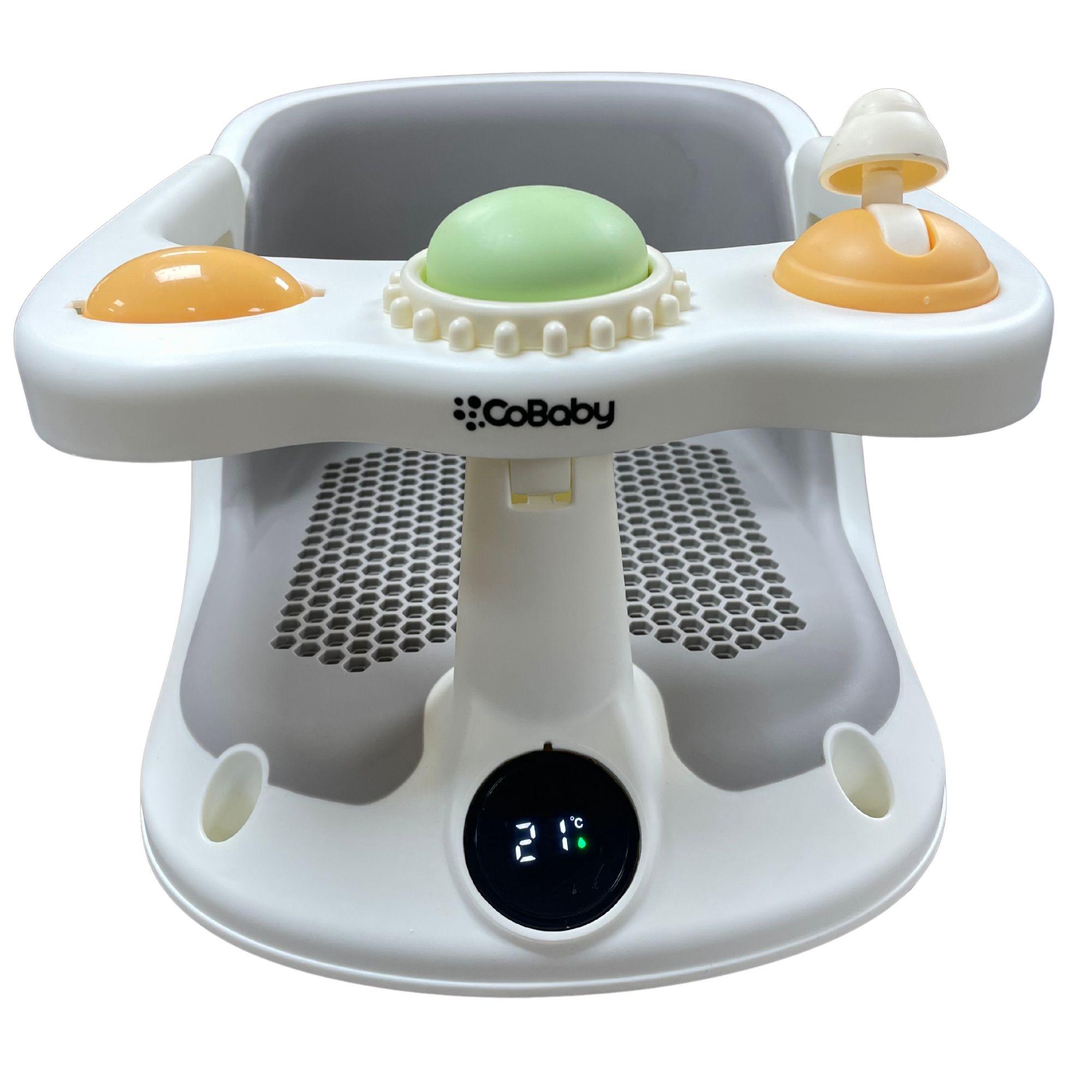 Asiento Para DUCHAR bañar al bebe con termometro +6 meses-2