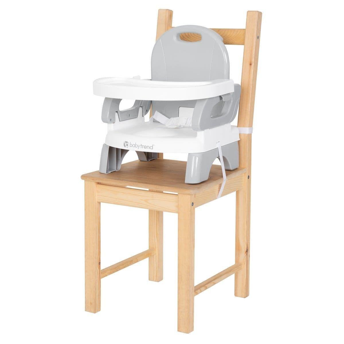 Silla de Comer portatil Baby Trend gris-1