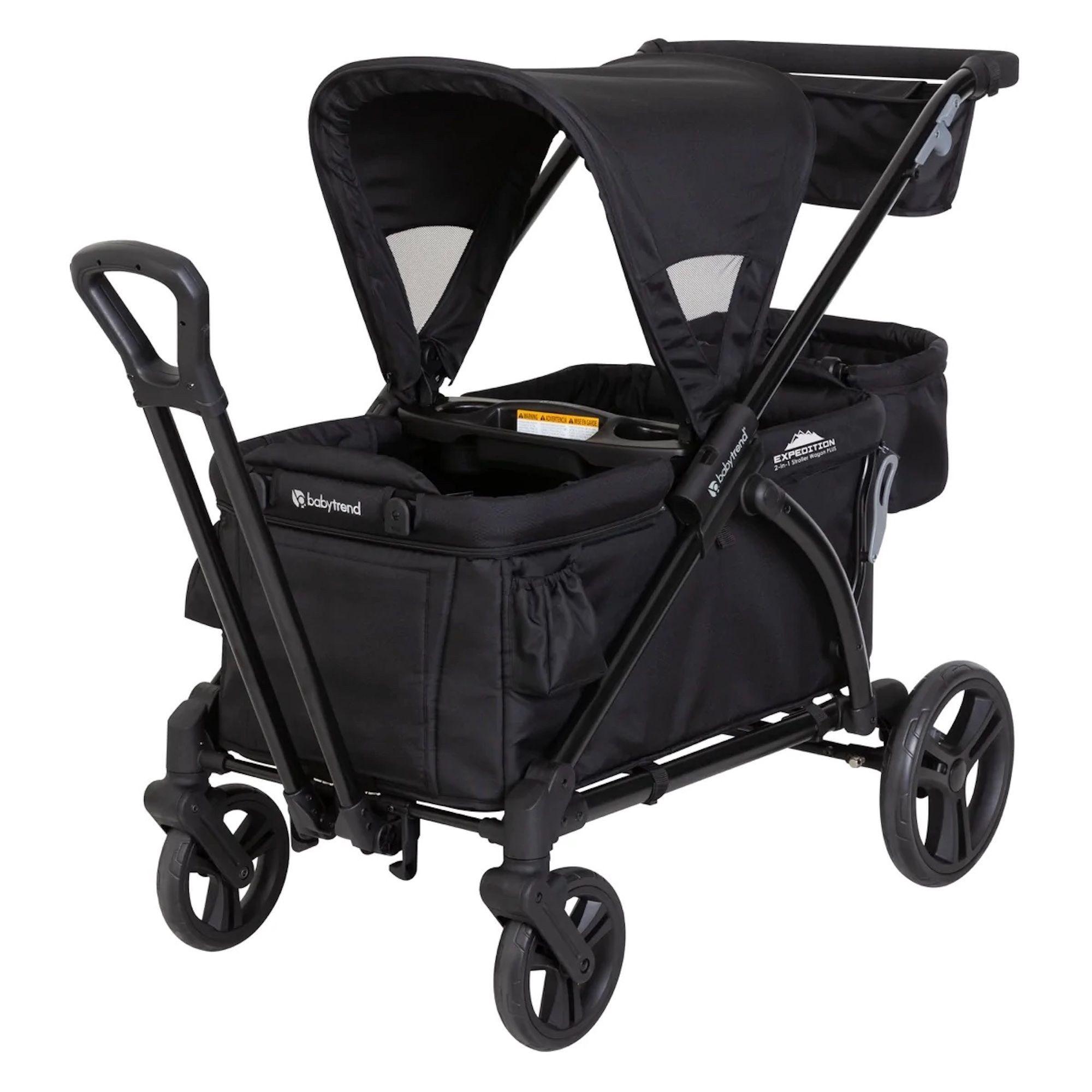 CARRO PASEO WAGON Y COCHE DOBLE MUV EXPEDITION 2 EN 1 ULTRA BLACK-0