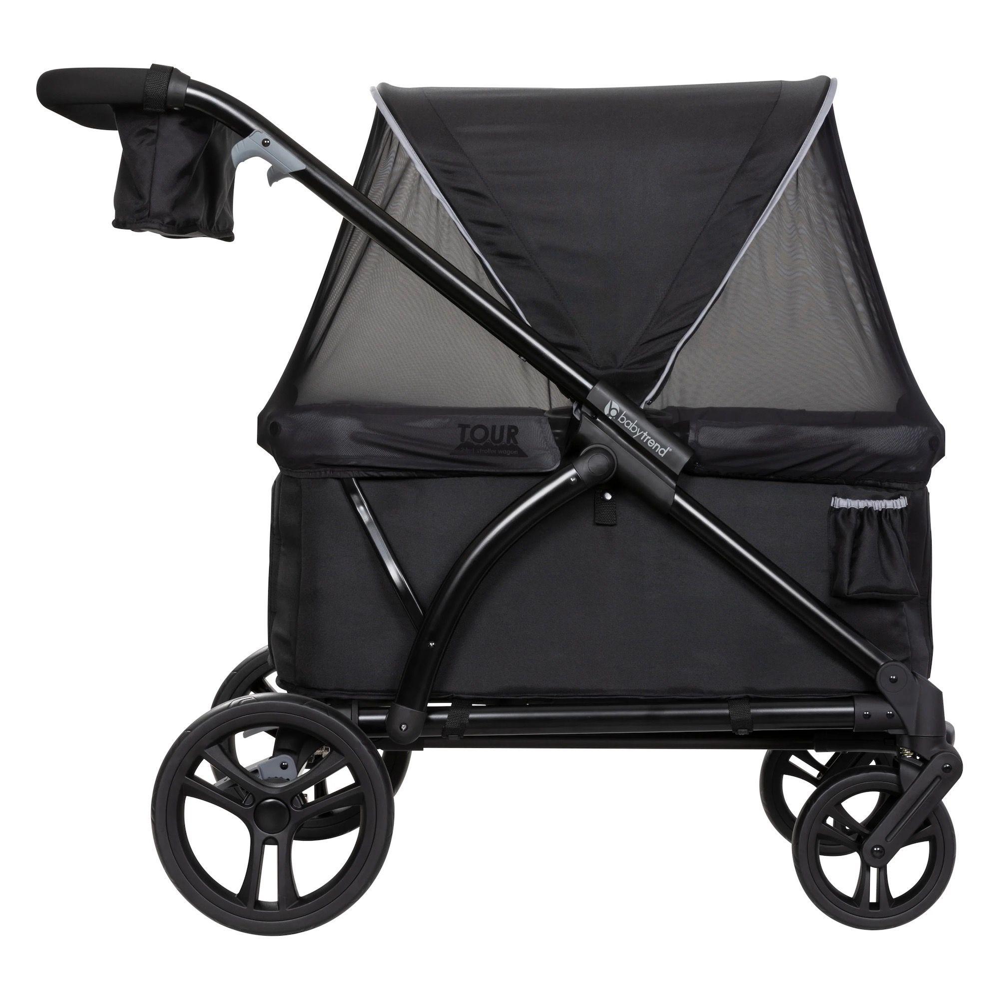 CARRO PASEO WAGON Y COCHE DOBLE MUV EXPEDITION 2 EN 1 ULTRA BLACK-1