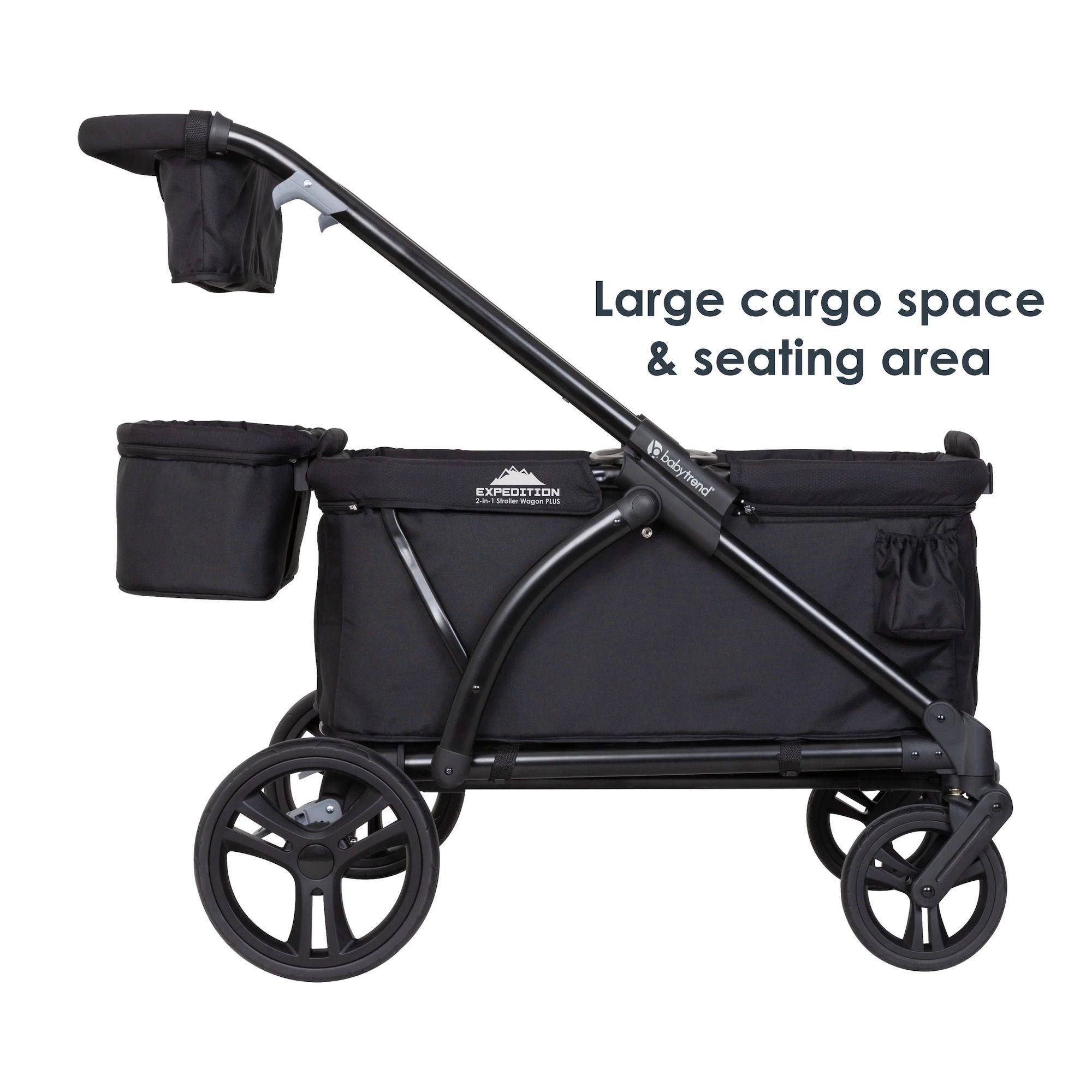 CARRO PASEO WAGON Y COCHE DOBLE MUV EXPEDITION 2 EN 1 ULTRA BLACK-3