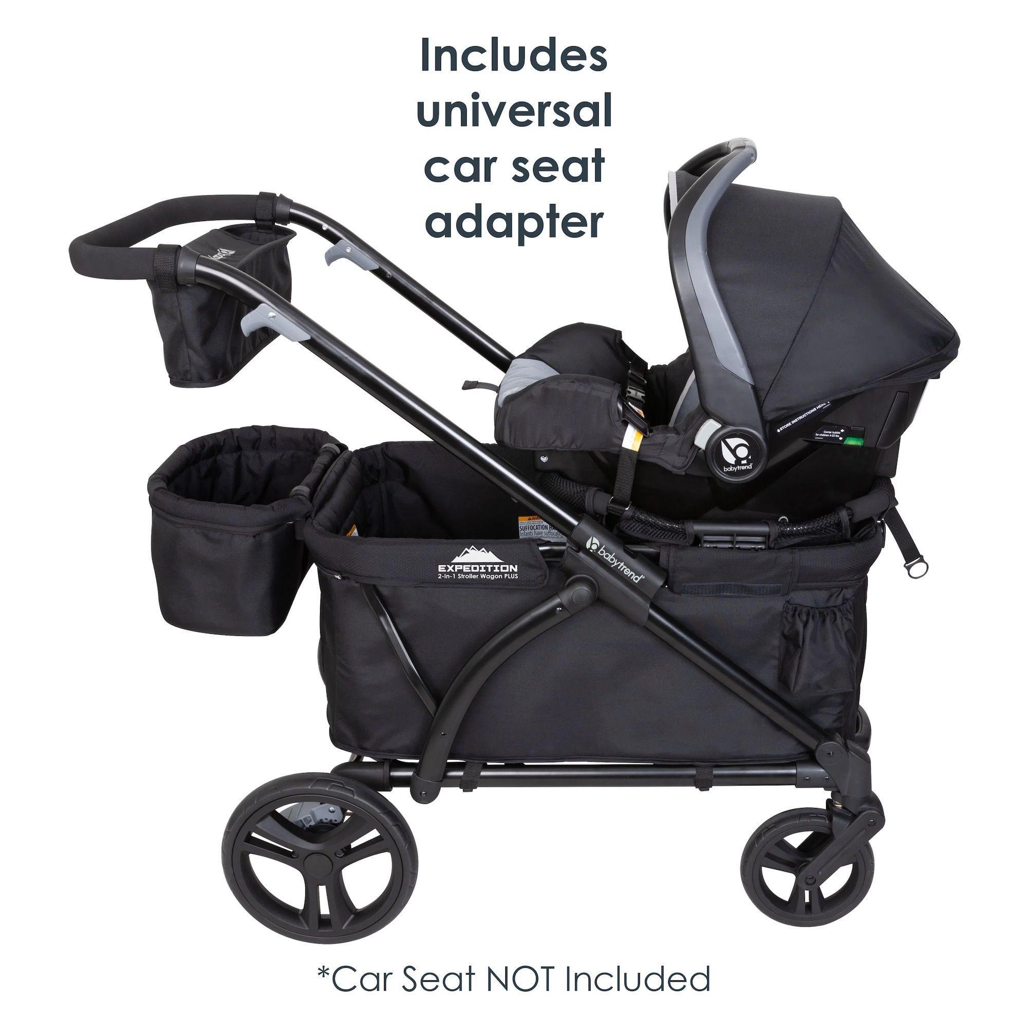 CARRO PASEO WAGON Y COCHE DOBLE MUV EXPEDITION 2 EN 1 ULTRA BLACK-4