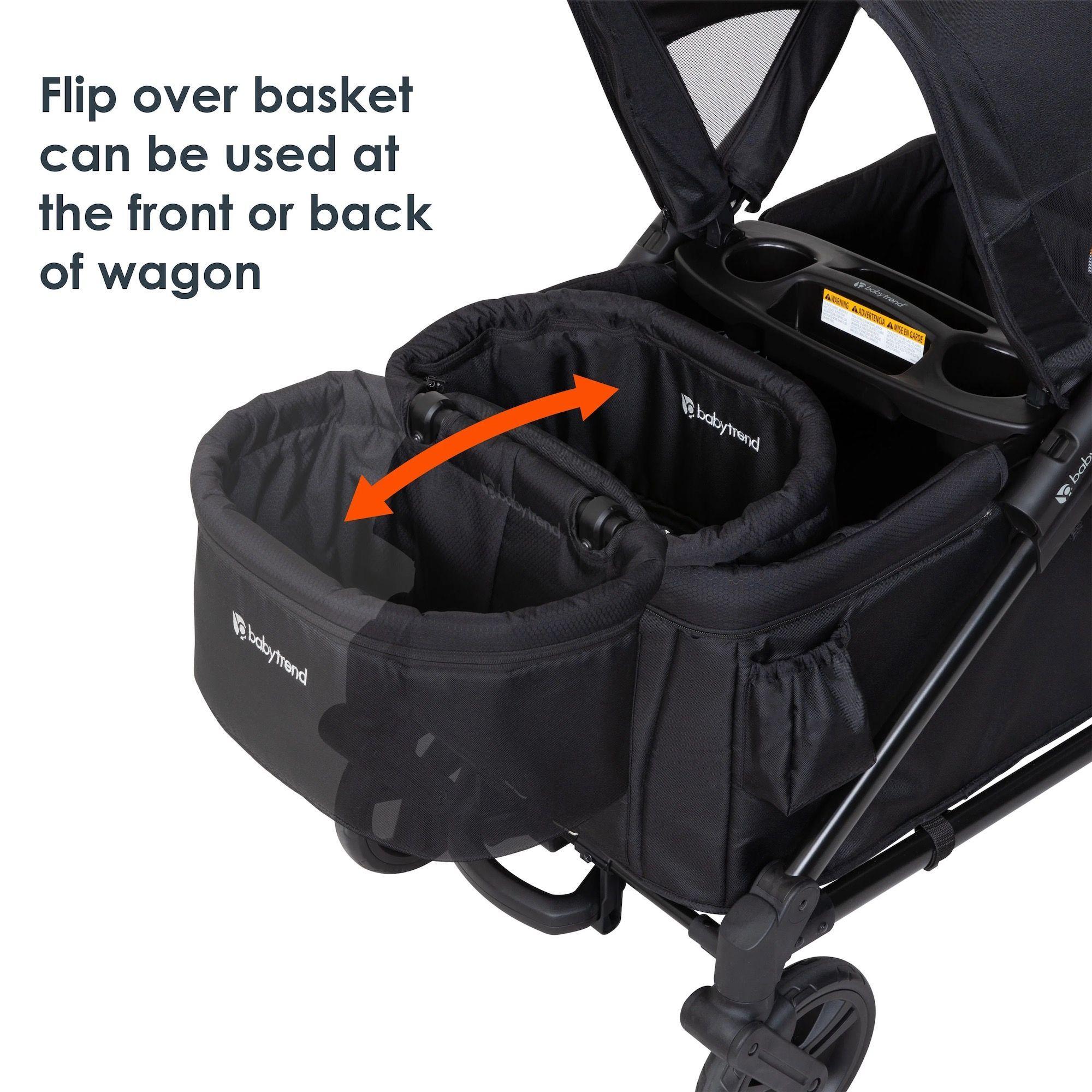CARRO PASEO WAGON Y COCHE DOBLE MUV EXPEDITION 2 EN 1 ULTRA BLACK-6