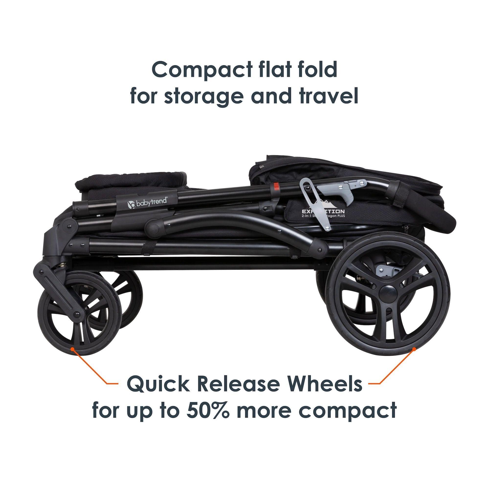 CARRO PASEO WAGON Y COCHE DOBLE MUV EXPEDITION 2 EN 1 ULTRA BLACK-7