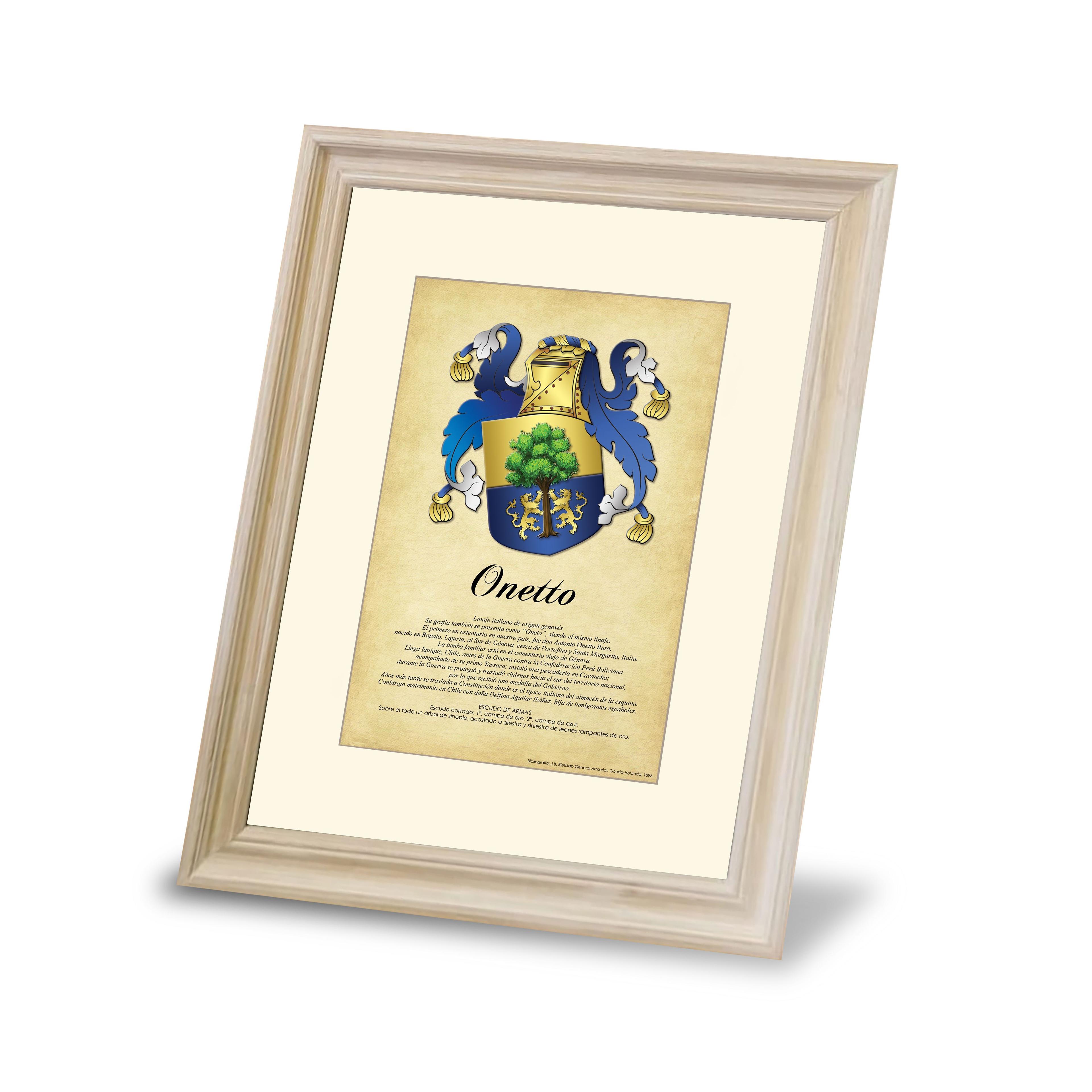 Heráldica Premium Single 40x50 cms. (1 apellido)-1