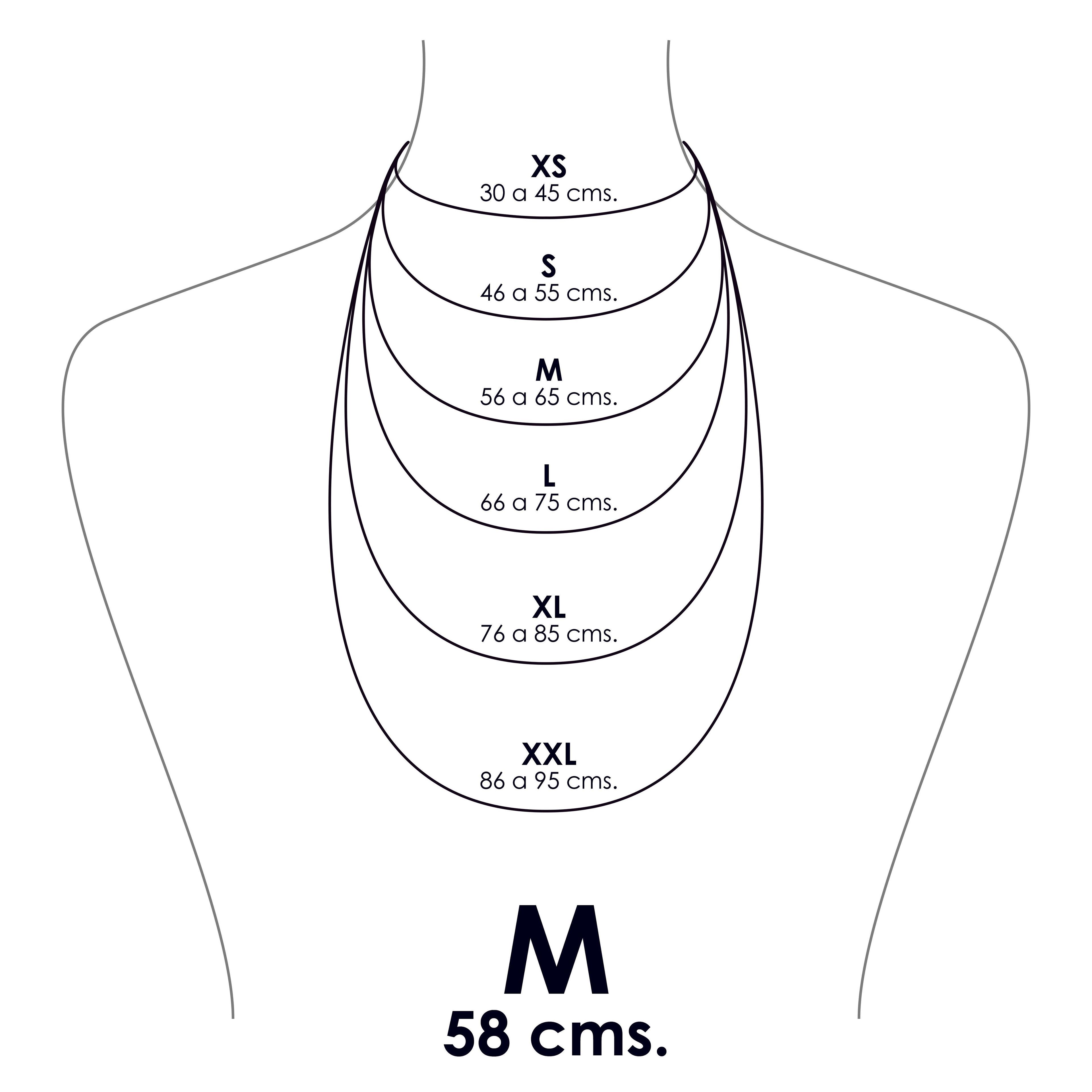 Collar de piedra aragonita y resina-2