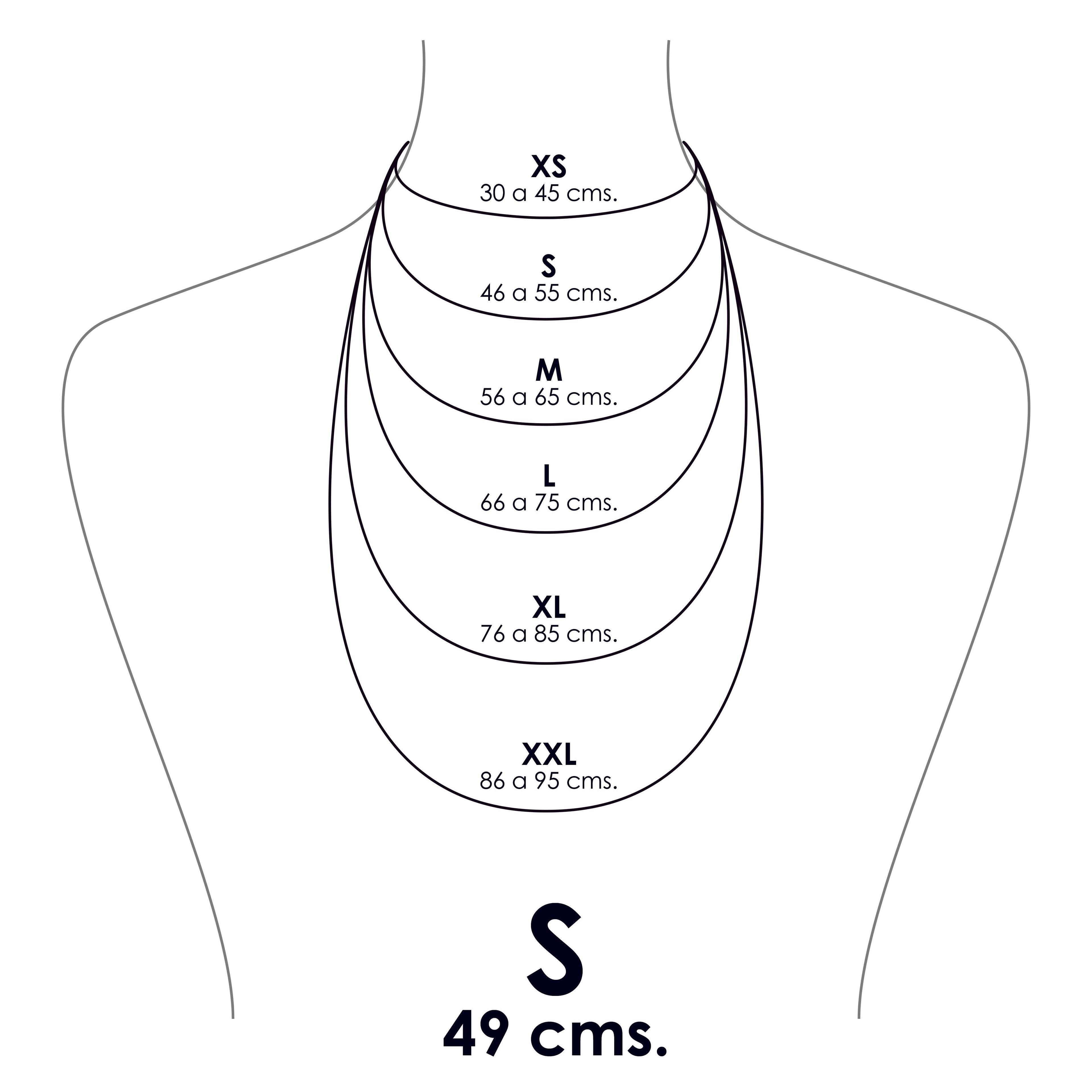 Collar cristales y turcos y turmalina facetada caf-2