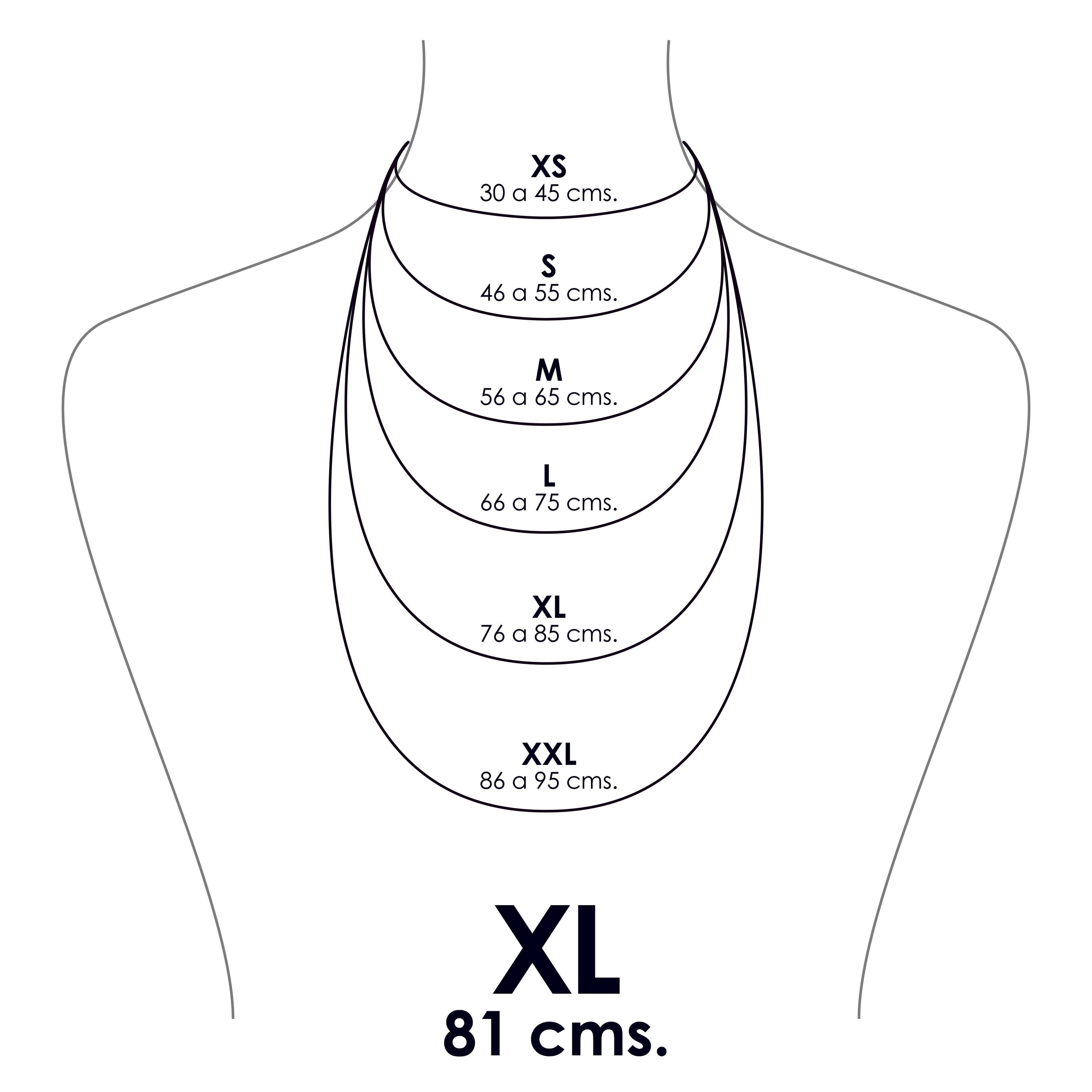 Collar cristales turcos, metal y resina calypso-3