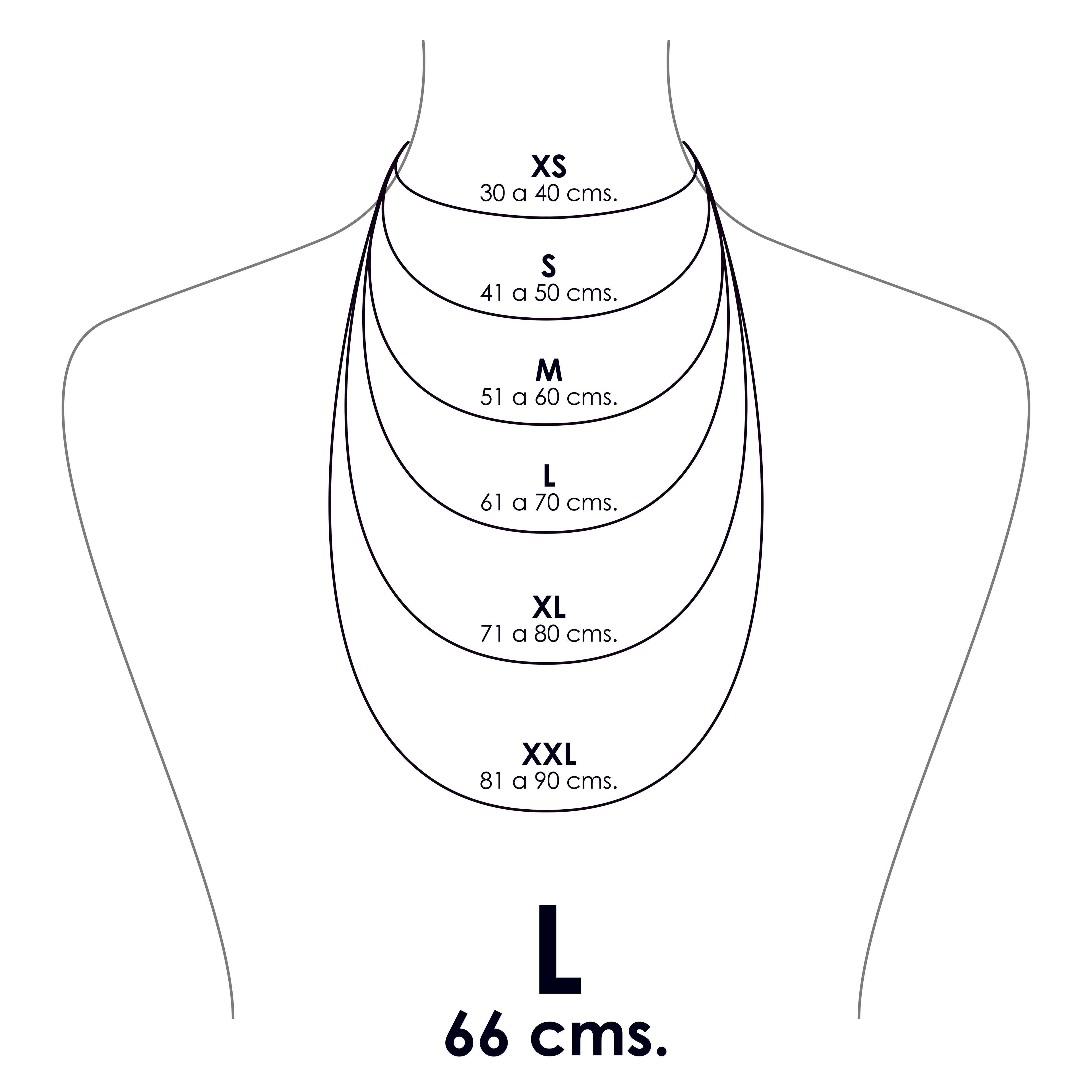 Collar Resina y Vidrio Negro-4
