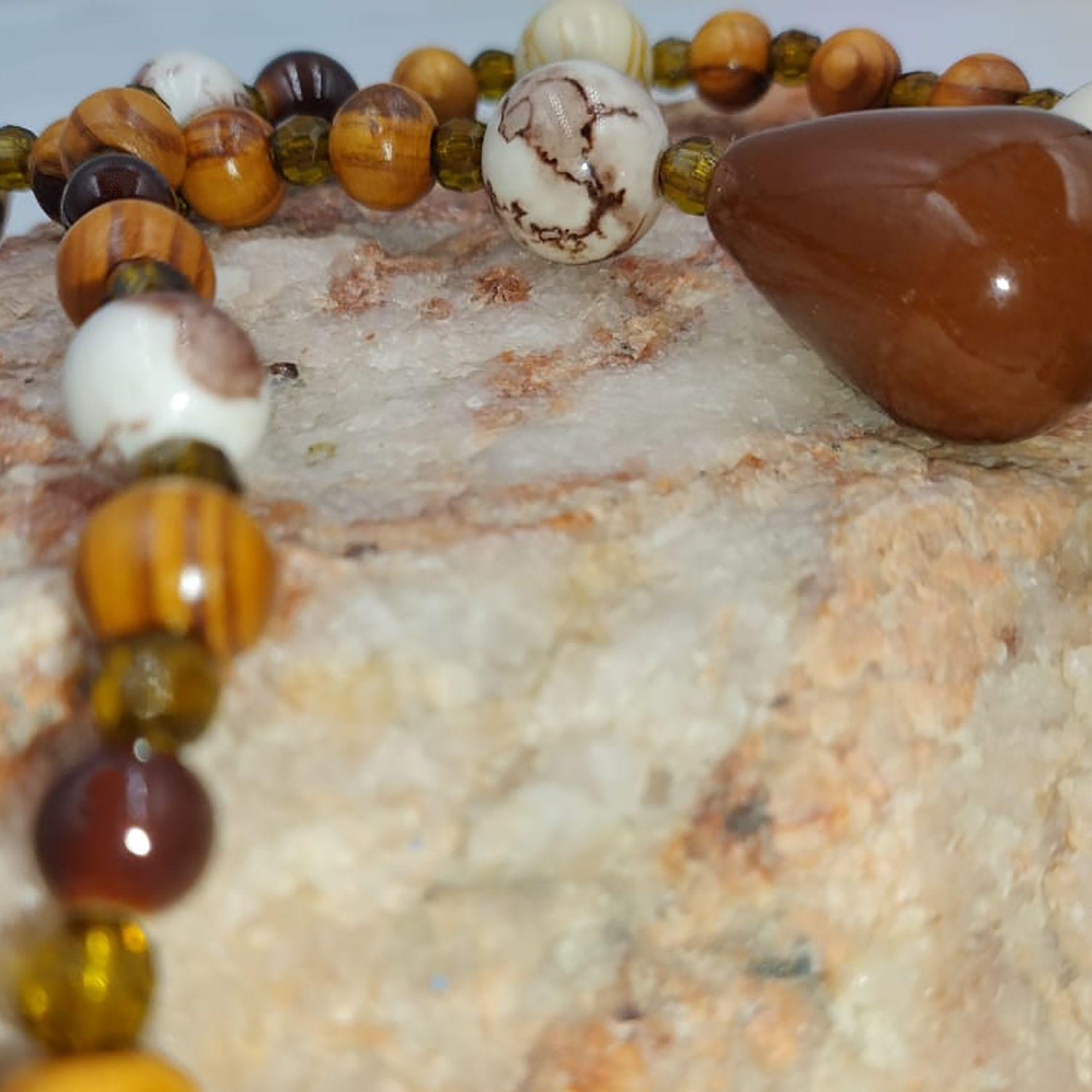 Collar cer mica madera y vidrio-2