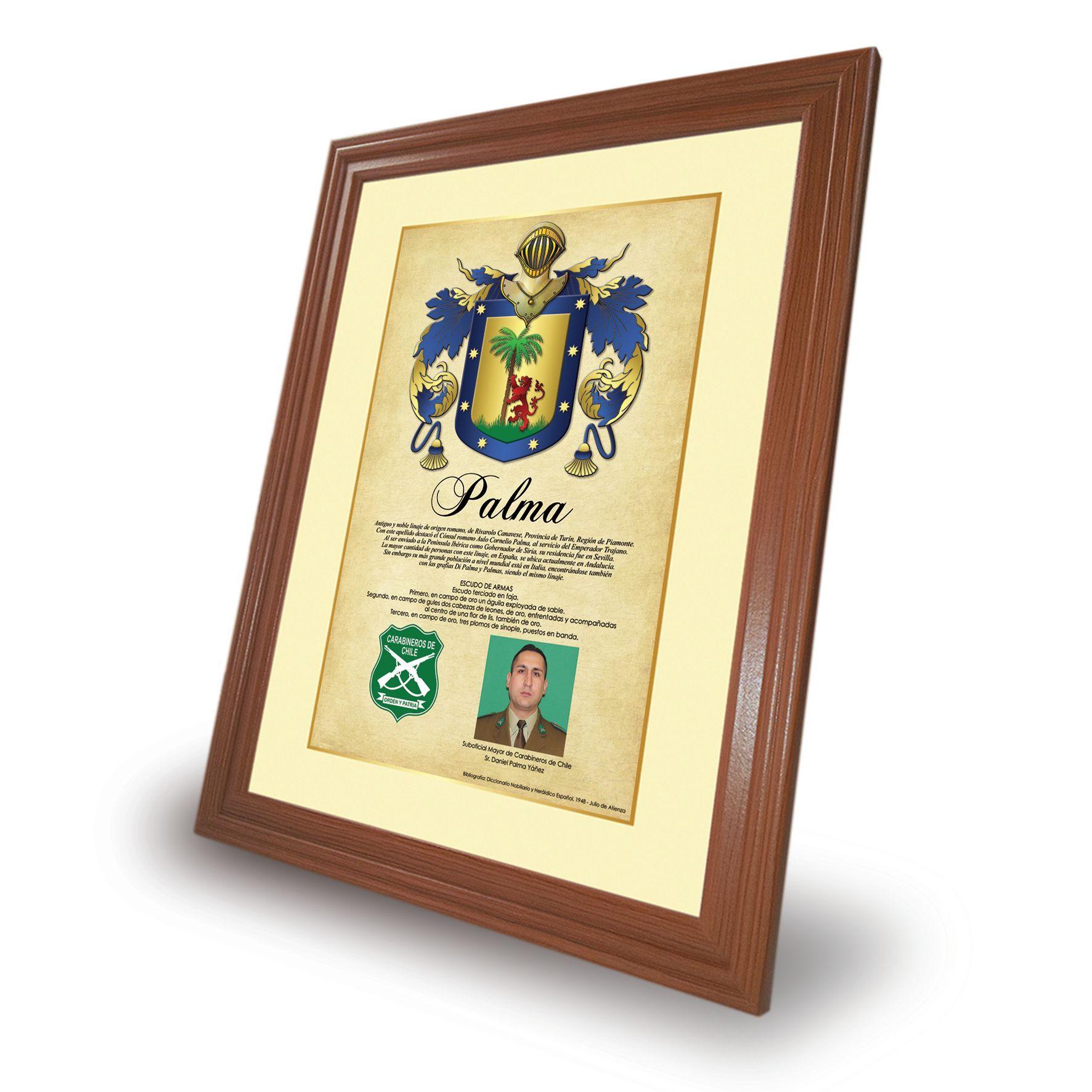 Escudo de Armas - Heráldica Modelo Business (1 apellido más logo empresa / regalo corporativo)-2