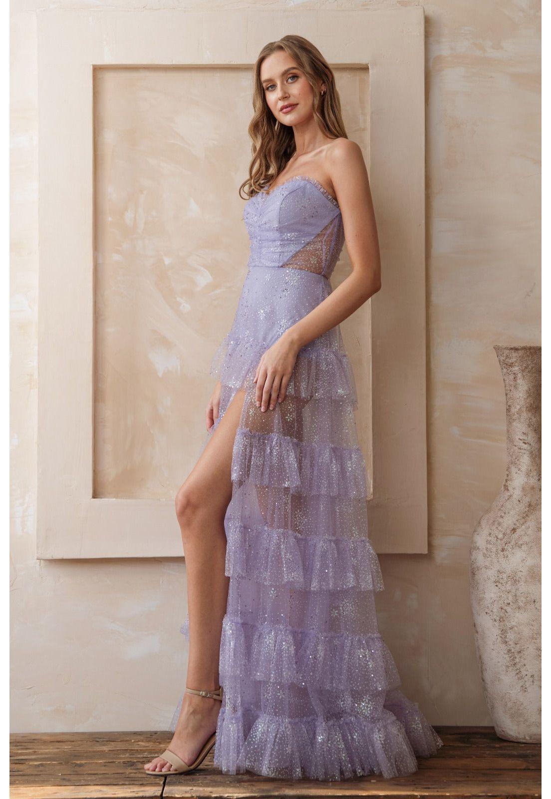 VESTIDO LARGO CLARA LILA-2