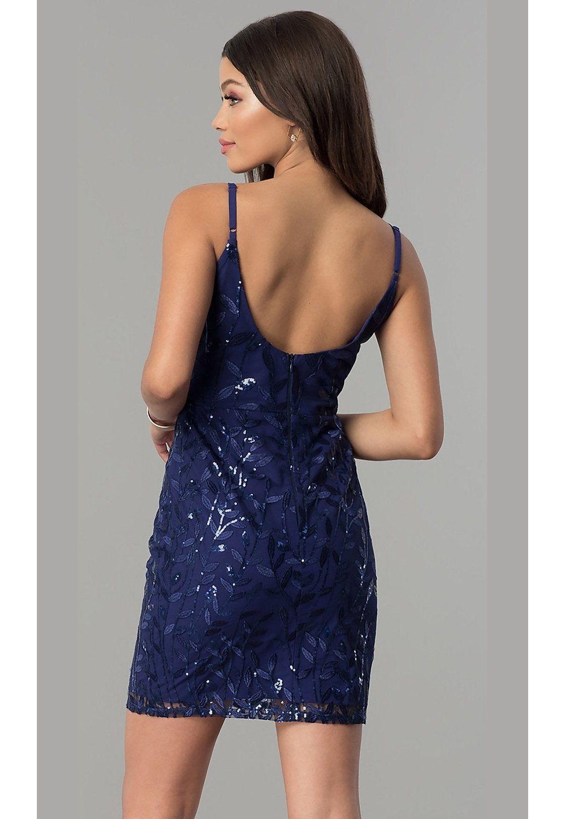 VESTIDO CORTO C8952 AZUL-4