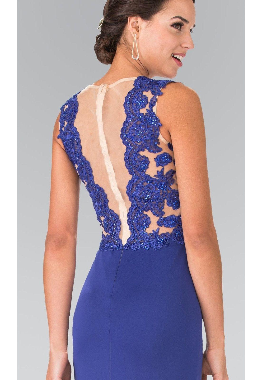 VESTIDO LARGO L2286 AZUL-3