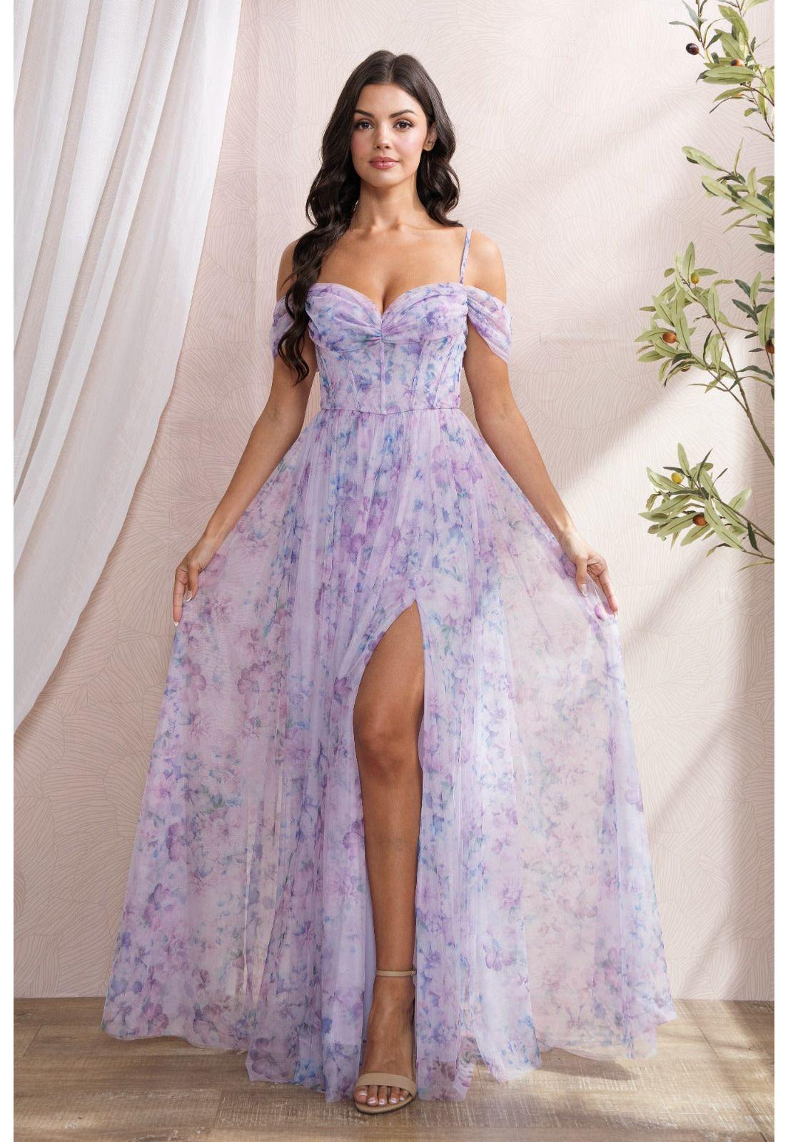 VESTIDO LARGO VIOLET DREAM-0