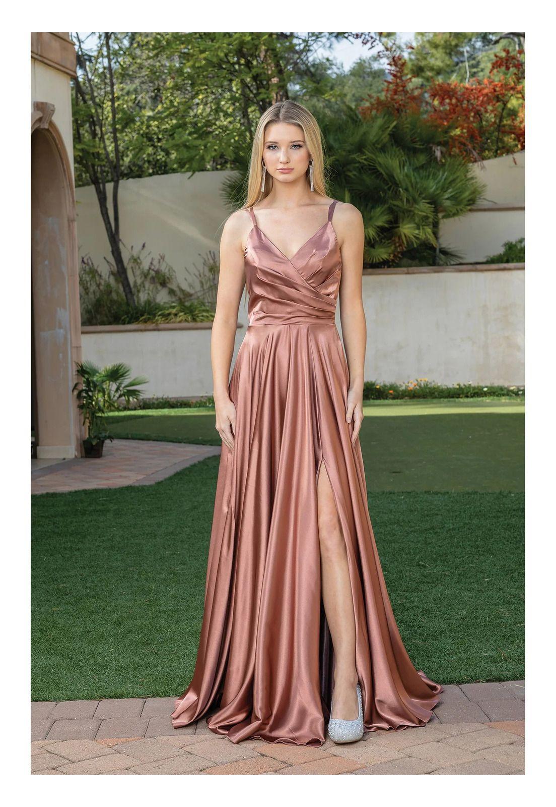 VESTIDO LARGO RENATA-D COBRE-0