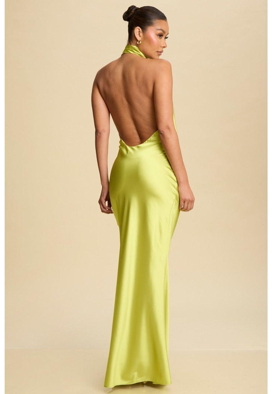 VESTIDO LARGO DUBLIN VERDE LIMA-1