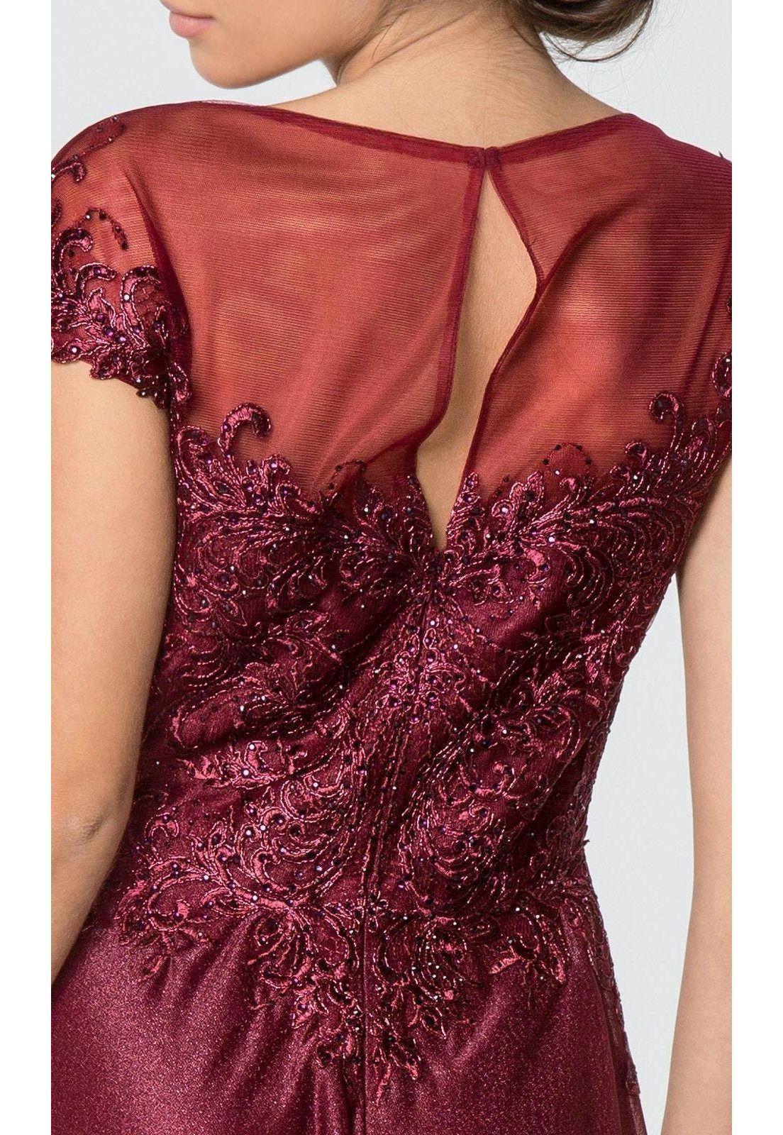 VESTIDO LARGO L2828 BURDEO-2
