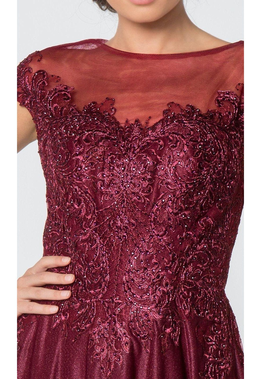 VESTIDO LARGO L2828 BURDEO-3