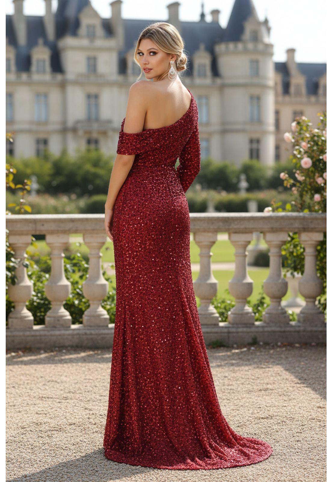 VESTIDO LARGO FONTAINBLEAU BURDEO-1