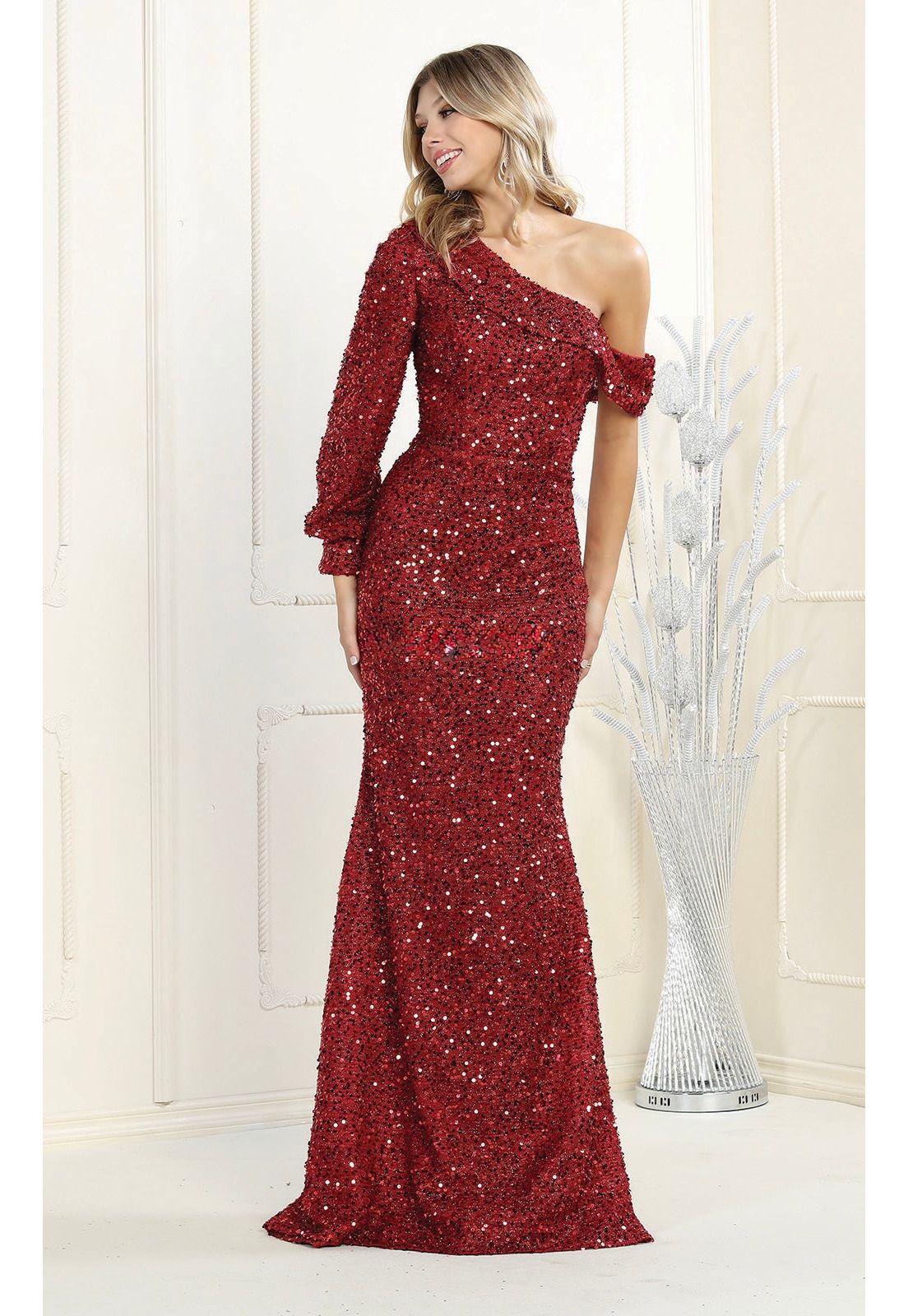 VESTIDO LARGO FONTAINBLEAU BURDEO-2