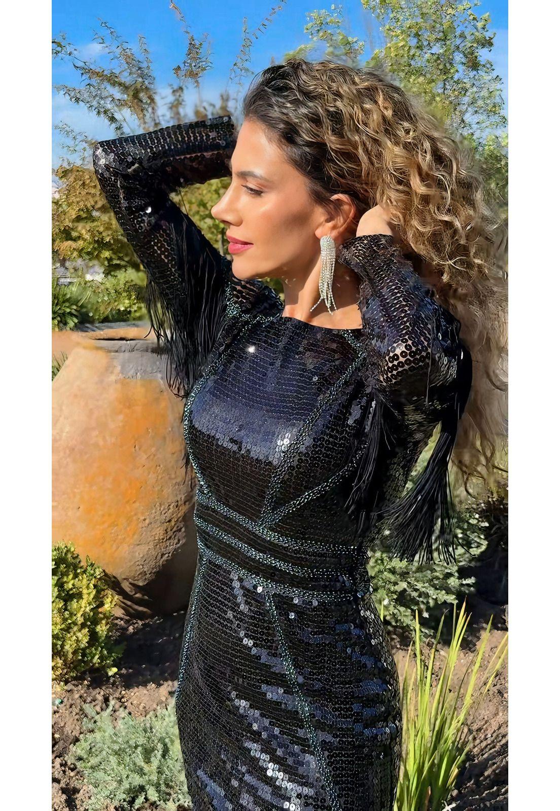 VESTIDO CORTO C2021 NEGRO-4