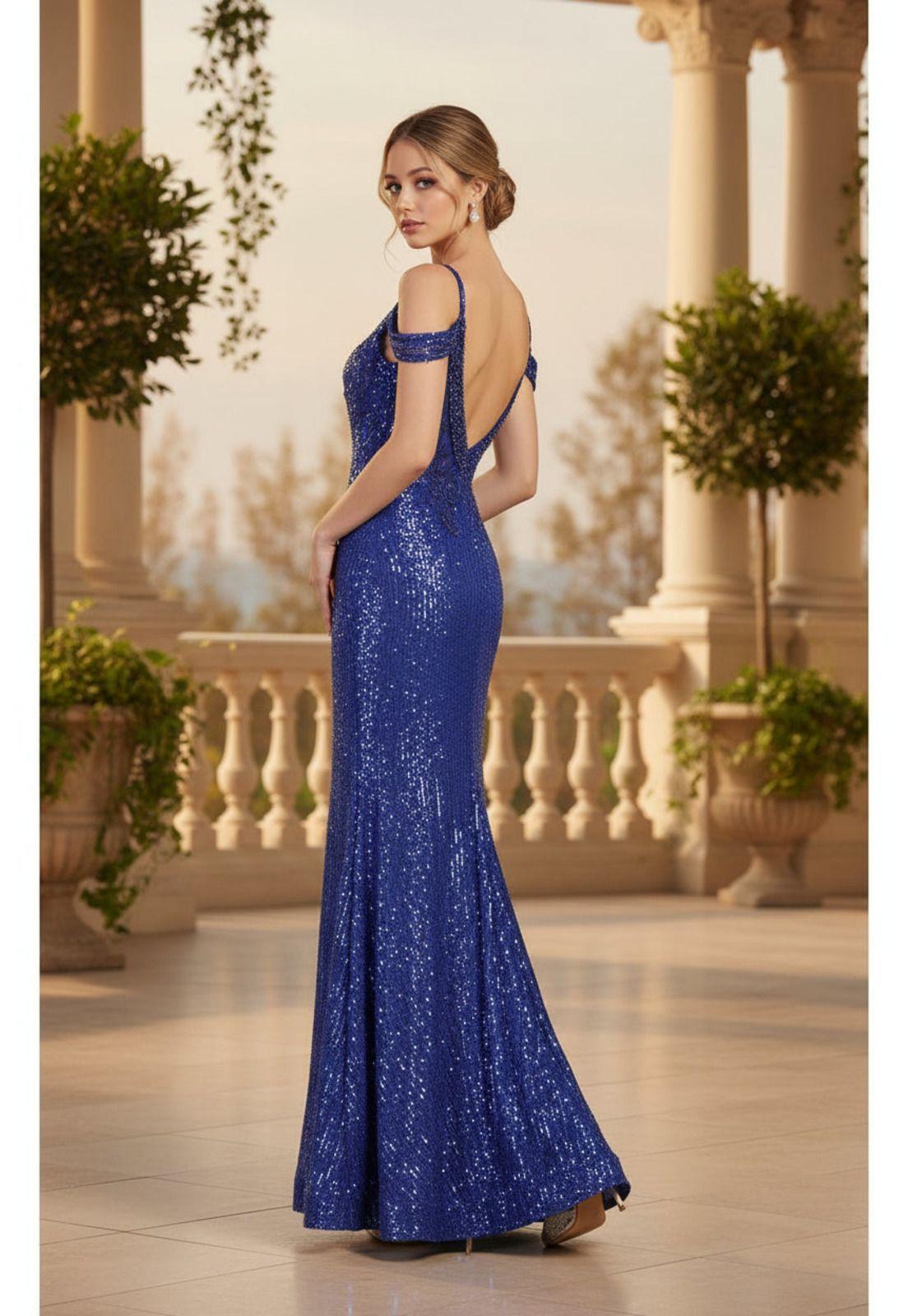 VESTIDO LARGO MONROE AZUL REY-2