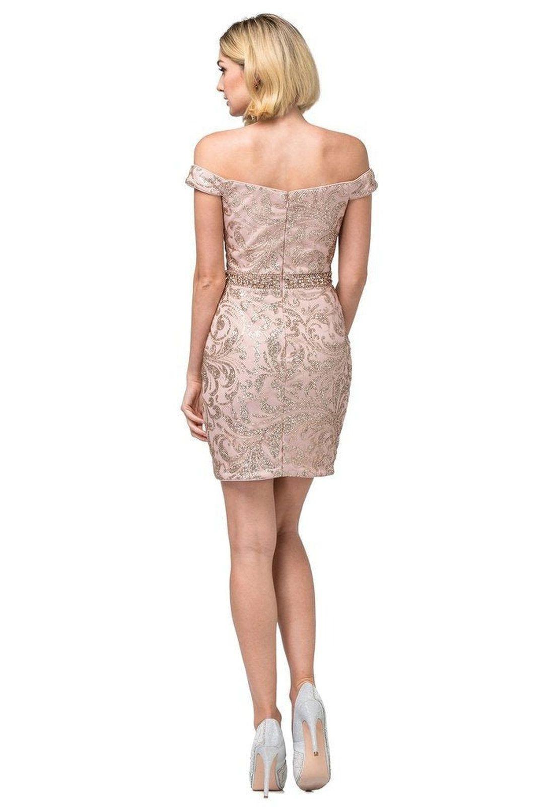 VESTIDO CORTO C3218 ROSADO-1