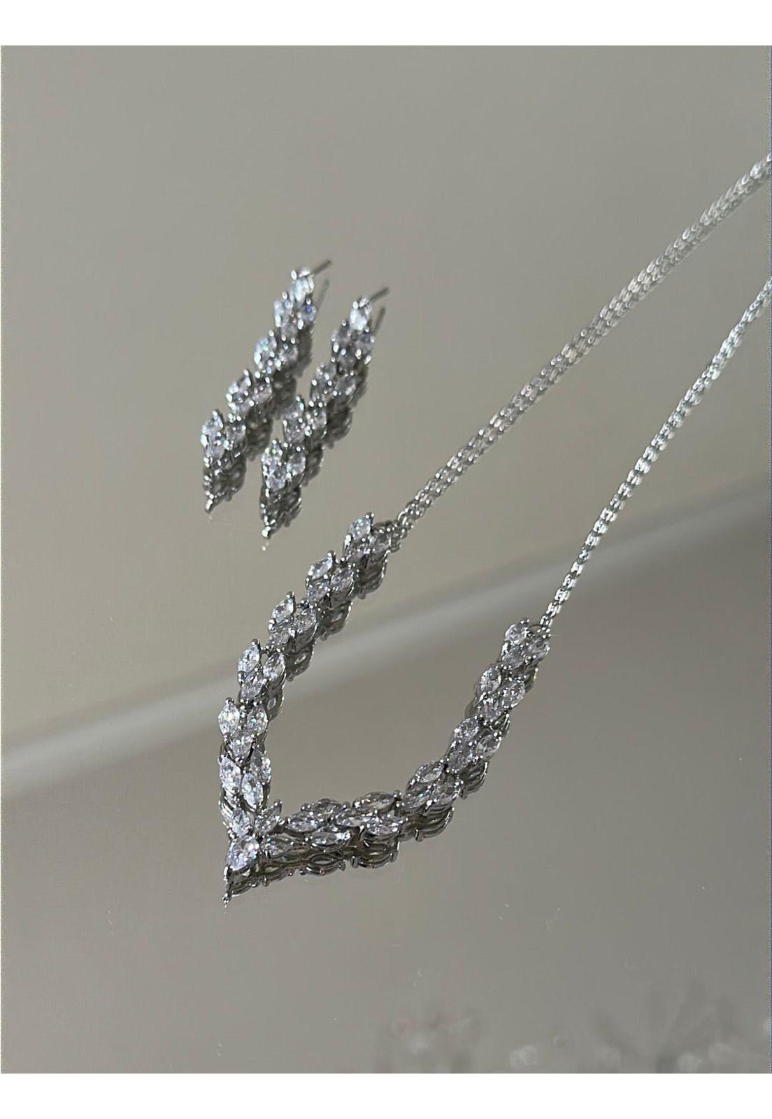 CONJUNTO CRISTAL ARO Y COLLAR CR3P-4