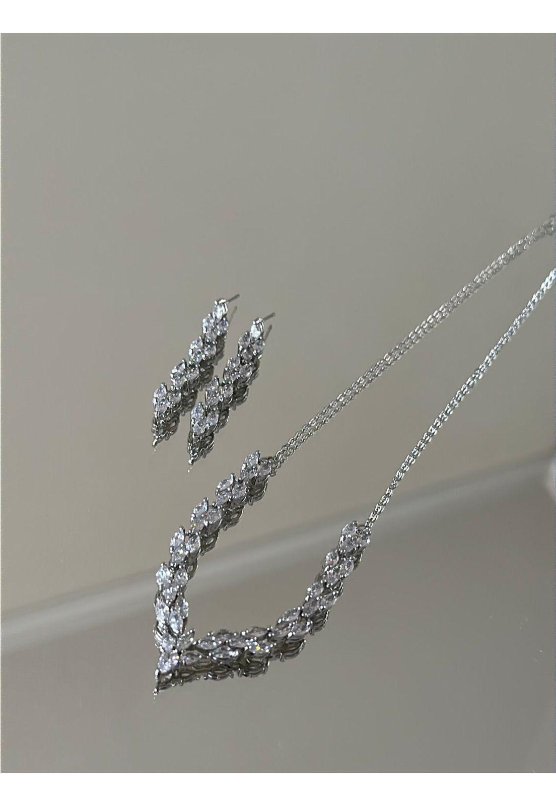 CONJUNTO CRISTAL ARO Y COLLAR CR3P-5