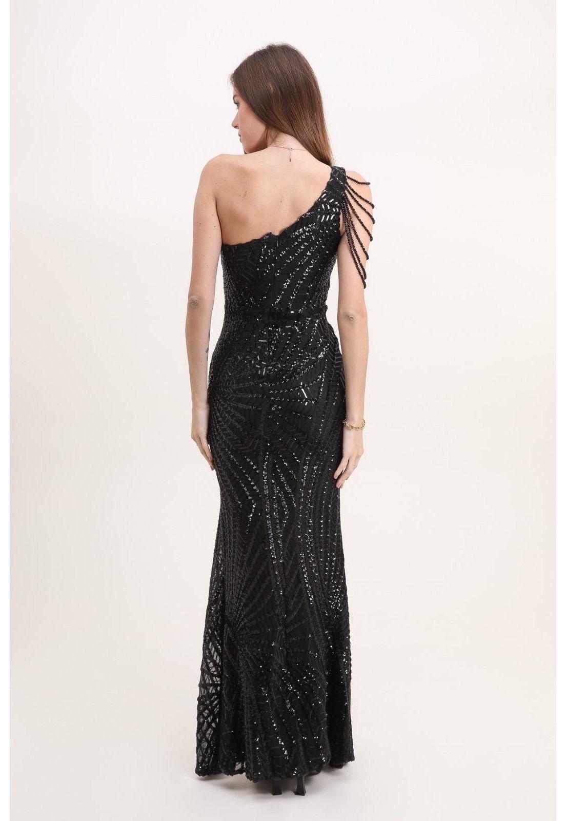 VESTIDO DE FIESTA L512202 NEGRO-3