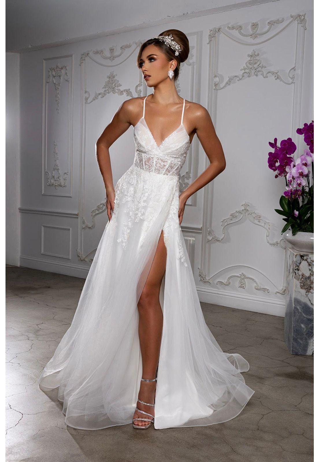 VESTIDO LARGO SOFIA BLANCO-2