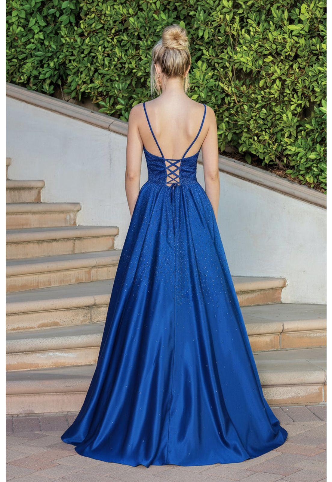 VESTIDO LARGO PORTO AZUL-1