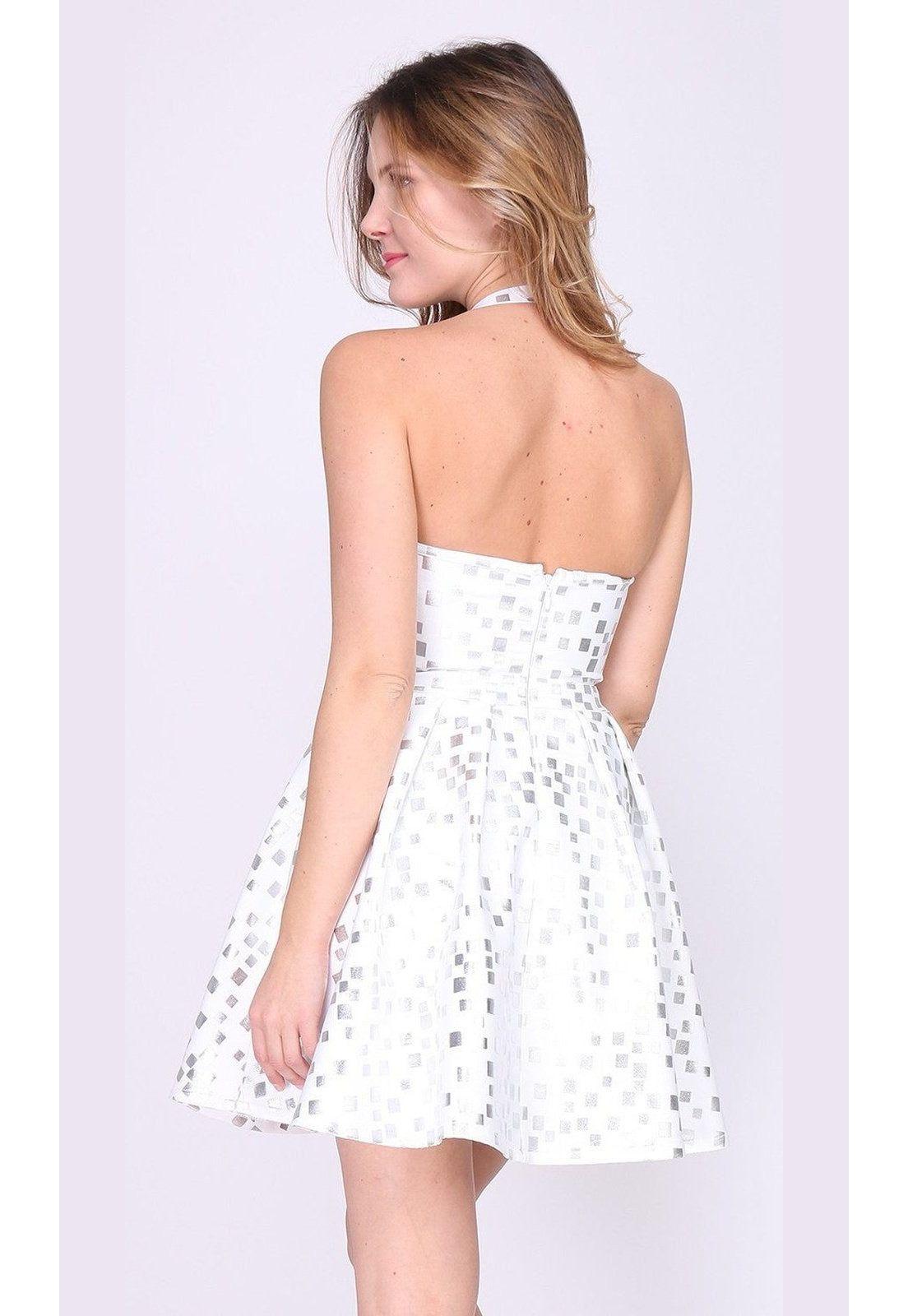 VESTIDO CORTO C111 BLANCO-3